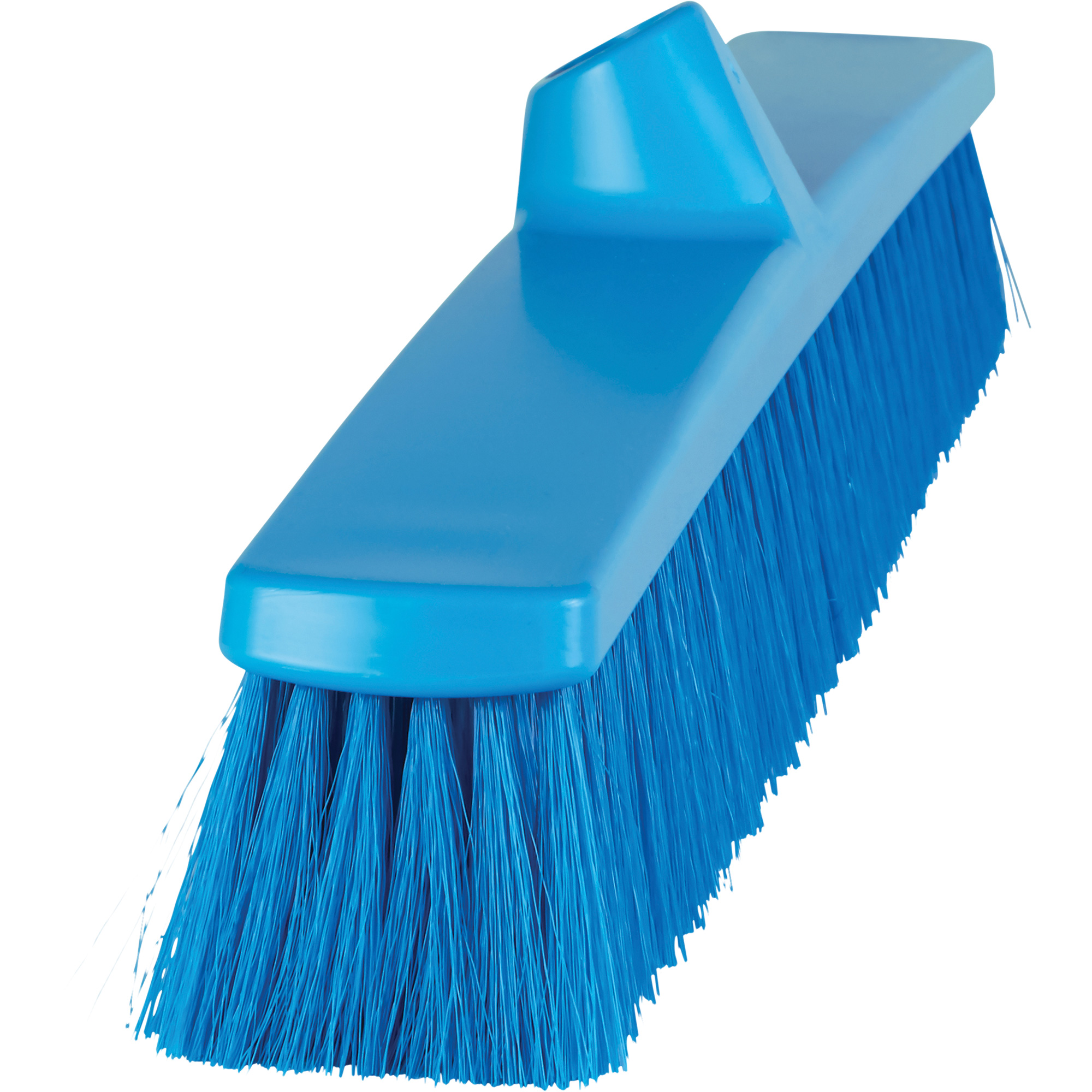 REMCO PRODUCTS ColorCore Push Broom, Fine Bristles, 24", Polypropylene