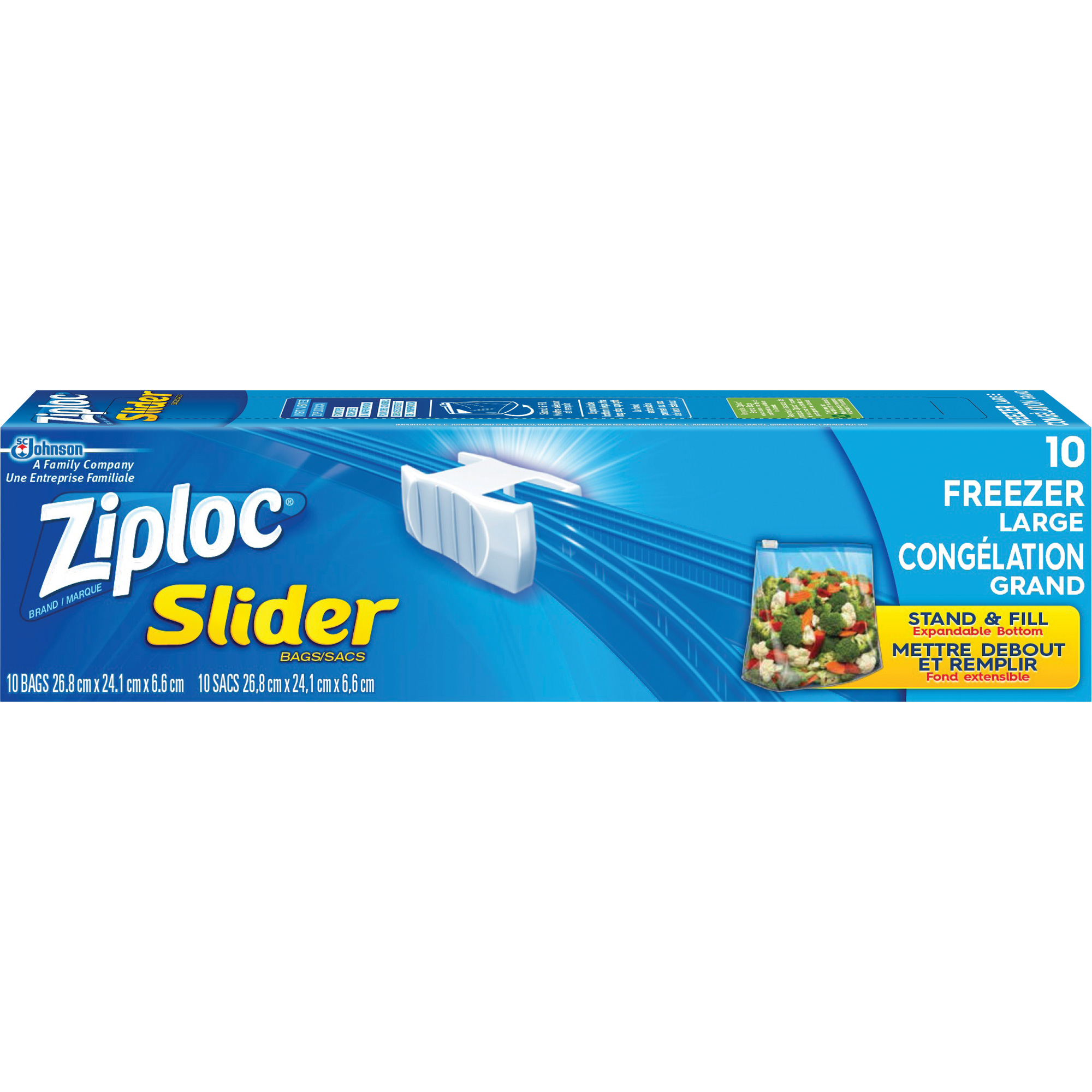 SC Johnson 10067140009703 Ziploc® Slider Freezer Bags