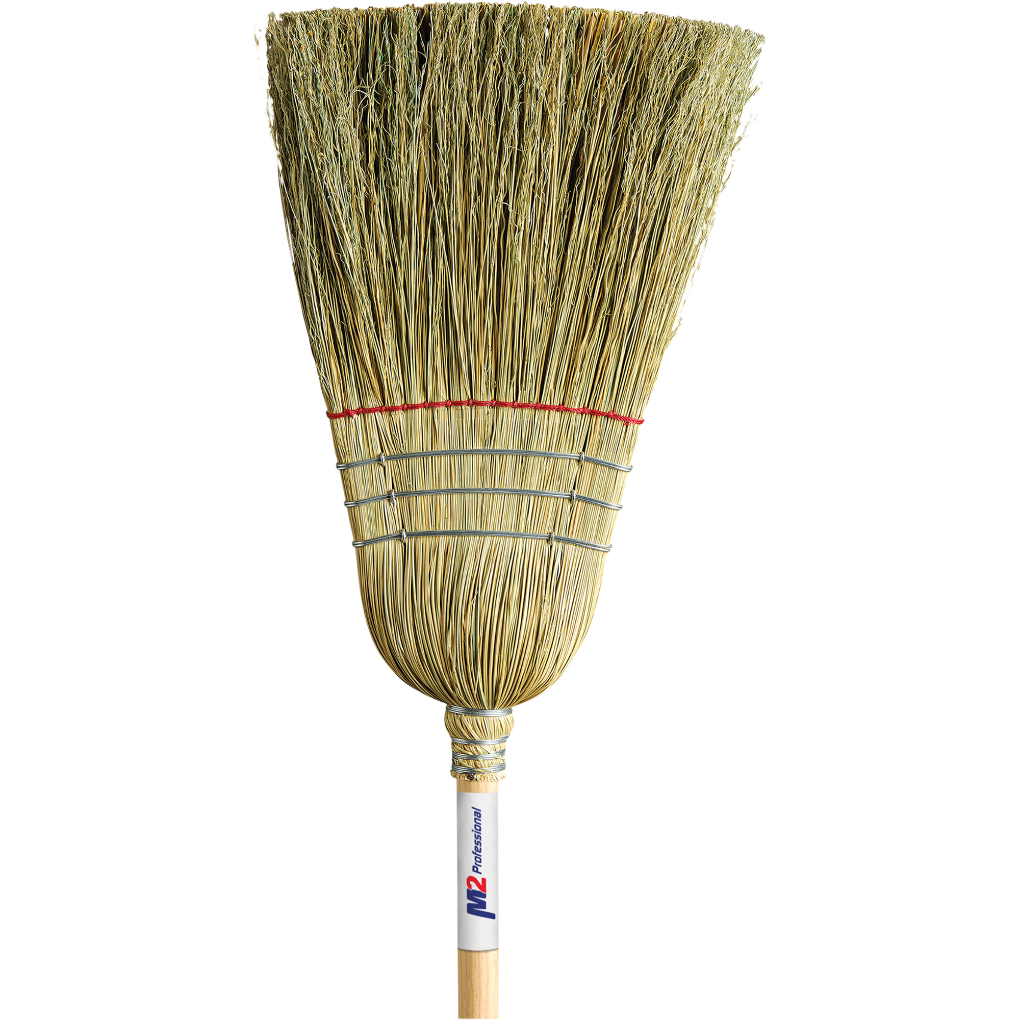 M2 PROFESSIONAL HeavyDuty Corn Broom, 1String, Wood Handle JM716 (BC