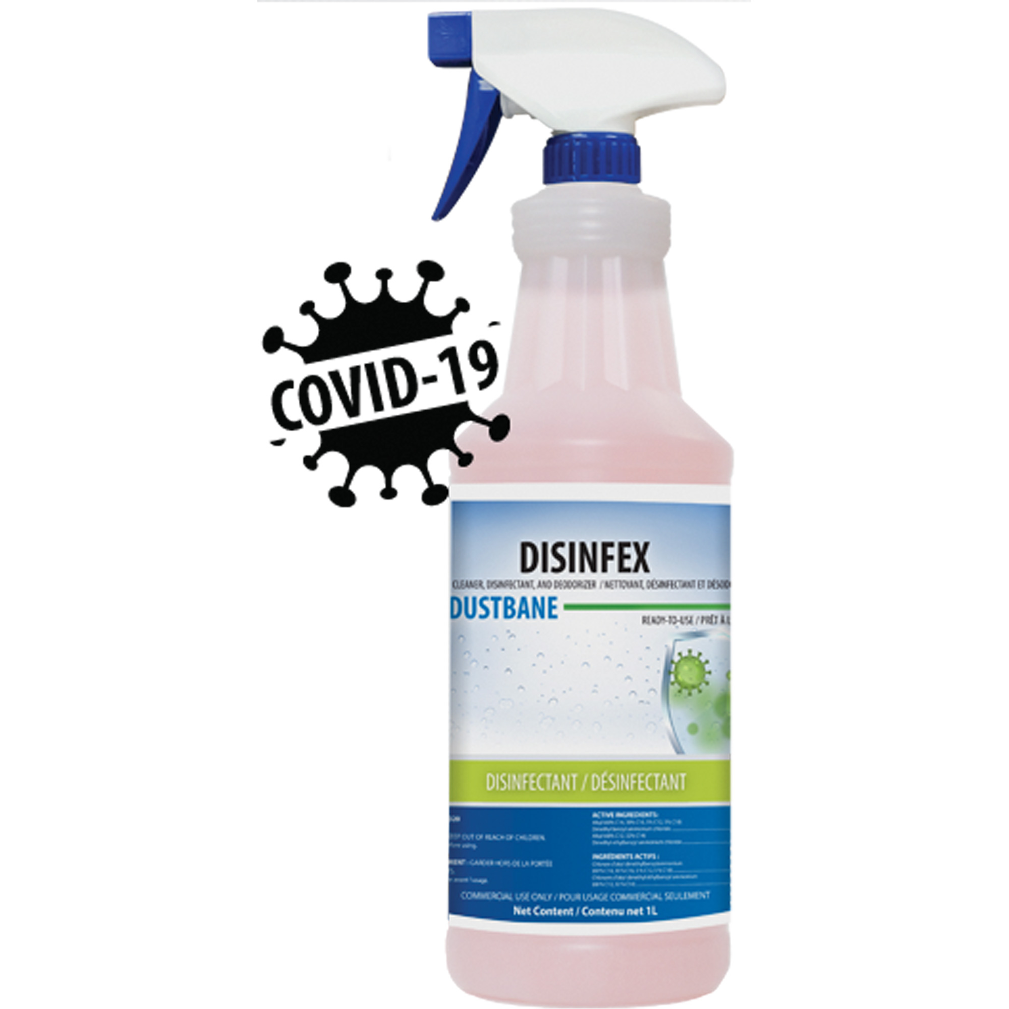 Dustbane 52847 Disinfex Cleaner, Disinfectant & Deodorizer, Bottle