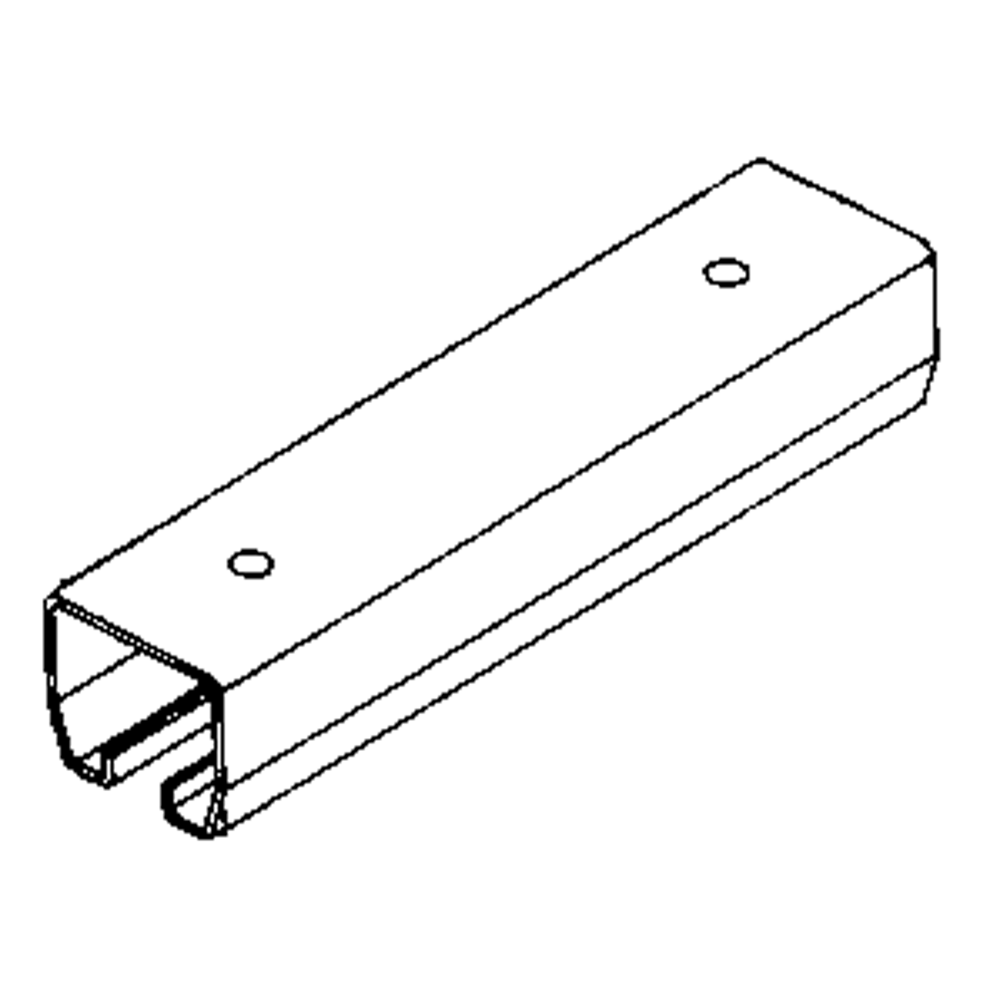 Duratrack Custom Strip Doors Sliding Steel Door Mount Kb017