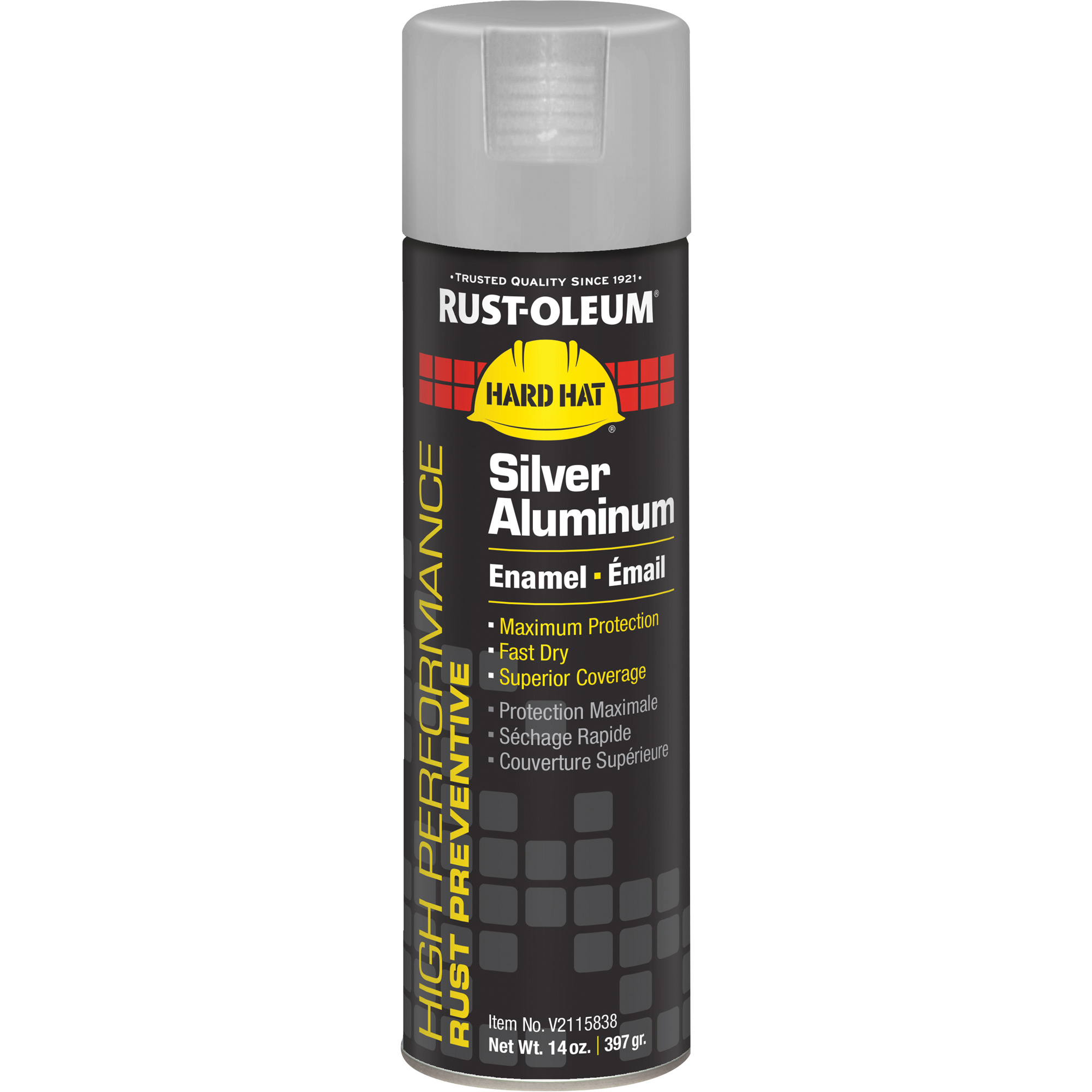 RUSTOLEUM Enamel Spray Paint, Silver/Aluminum, Aerosol Can KP377 ( V2115838) Shop Solvent