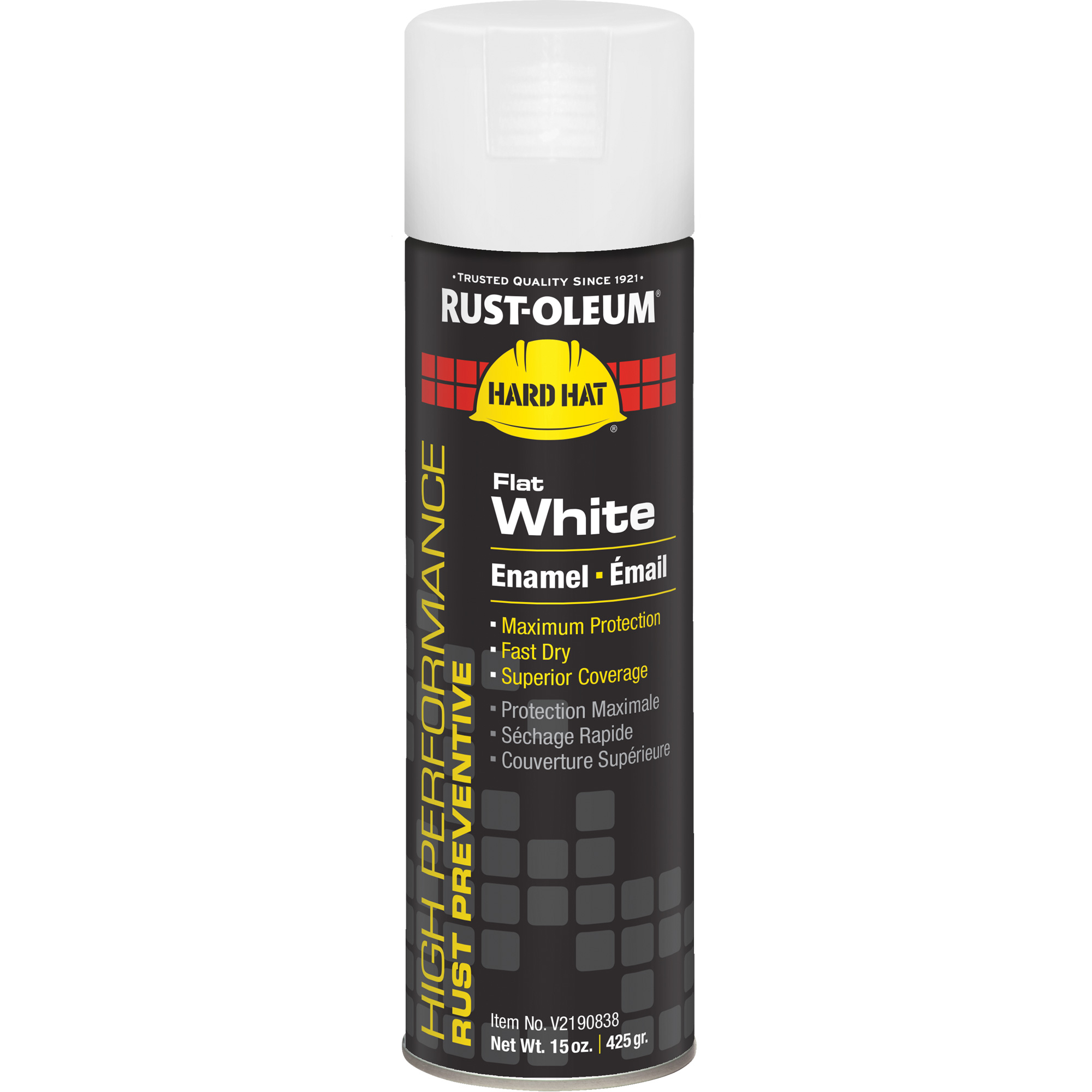 RUSTOLEUM Enamel Spray Paint, White, Aerosol Can KP395 ( V2190838