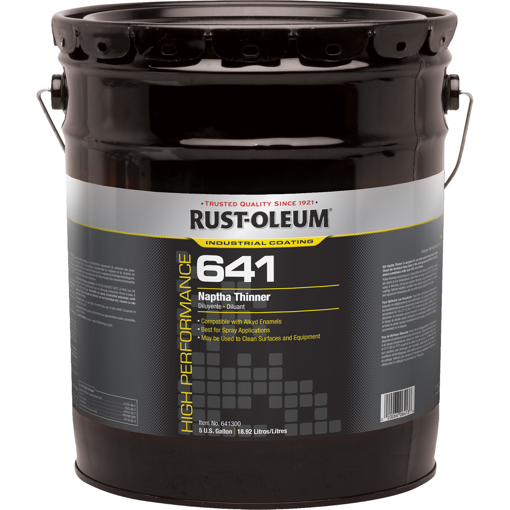 RUSTOLEUM Paint Thinner, Pail, 5 gal. KQ316 (641300) Shop Paint