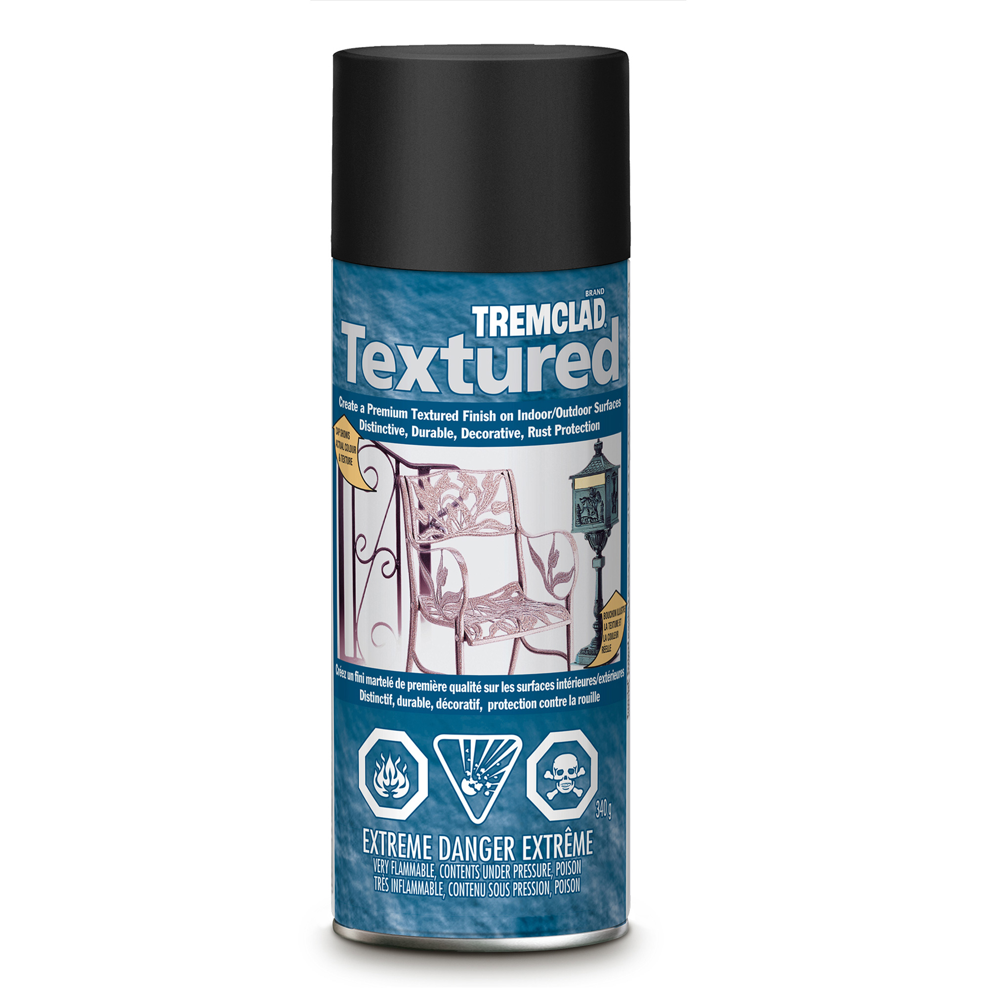 RUSTOLEUM Tremclad® Paint, Black, Aerosol Can KQ772 (202062) Shop