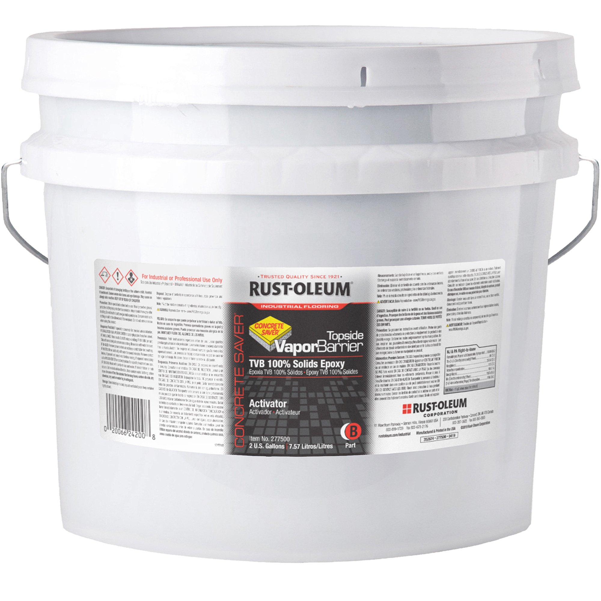 RustOleum 277500 Topside 100 Solids Vapour Barrier, 2 Gal., Epoxy