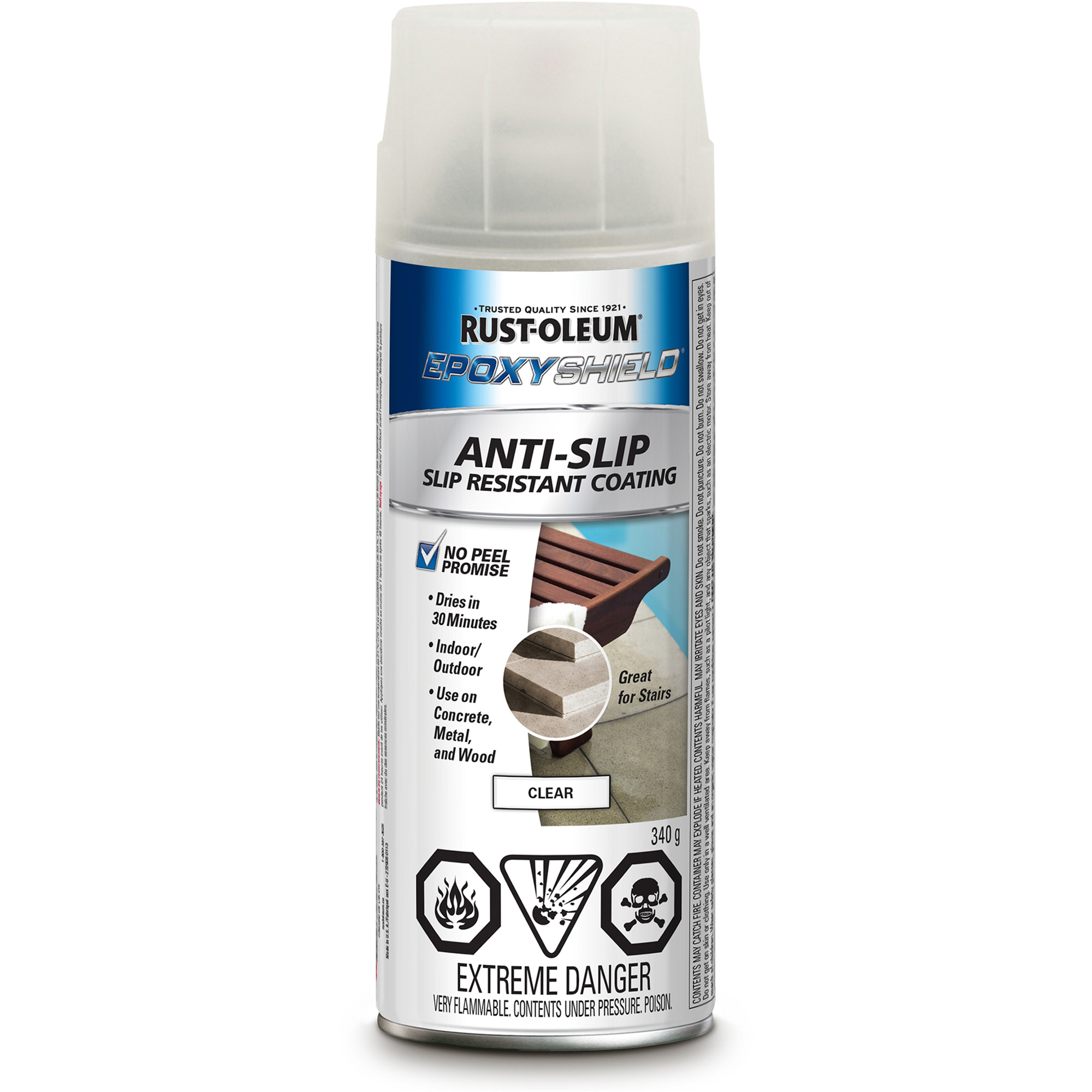 Rustoleum epoxyshield anti slip clearance
