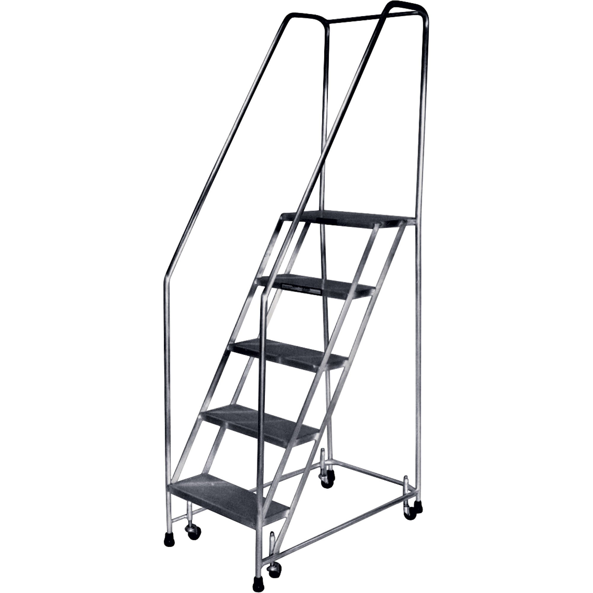 Ballymore CALA5SH30RIB Rolling Ladders, 5 Steps, 24" Step Width, 471