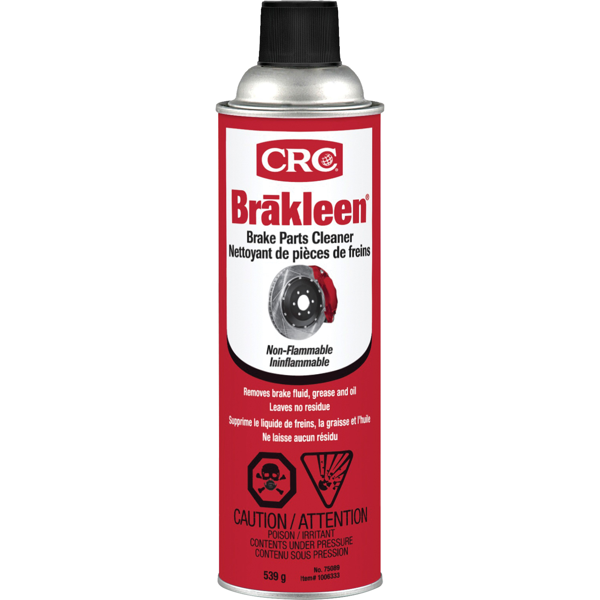 CRC Canada 75089 Brakleen® Brake Parts Cleaner, Aerosol Can