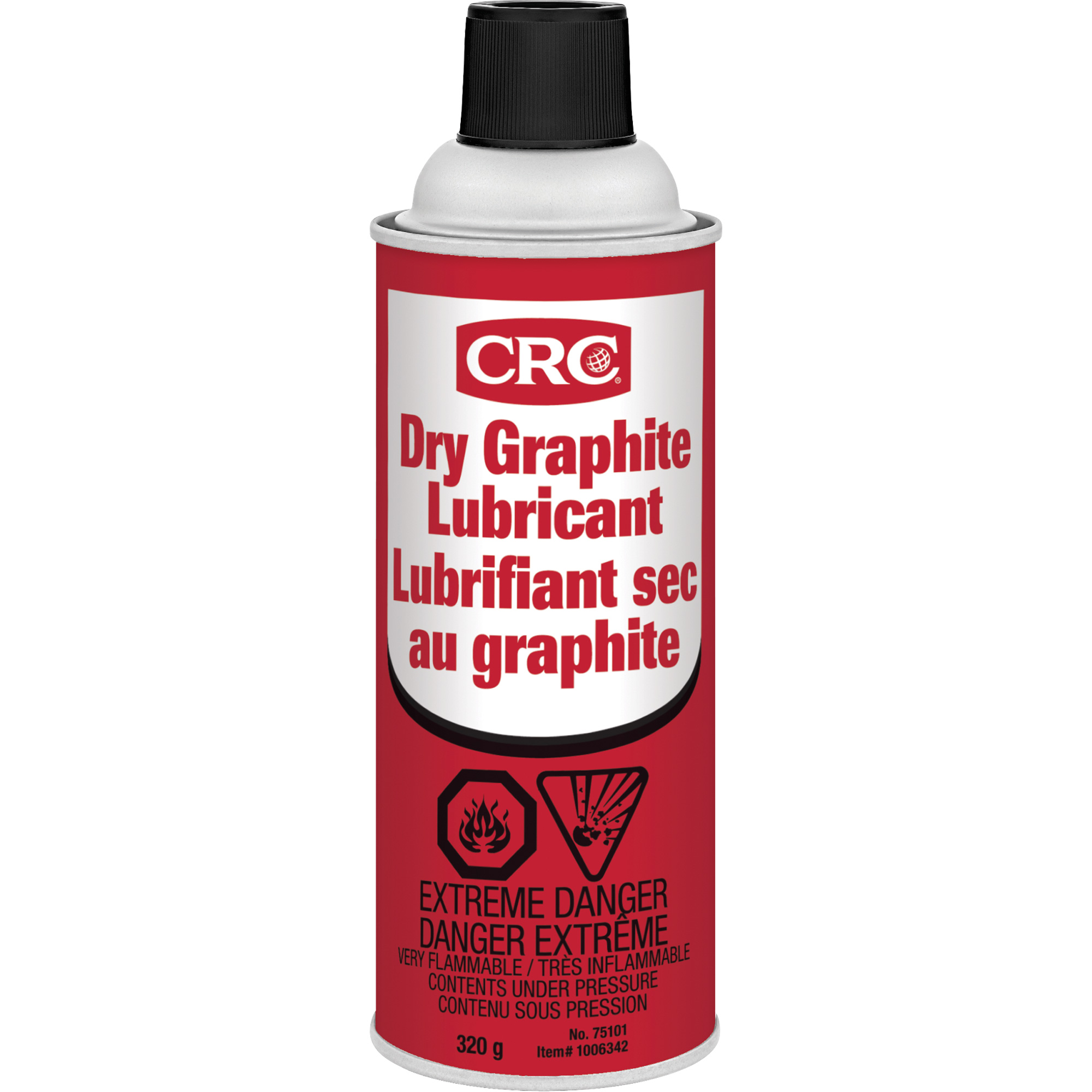CRC Canada 75101 Dry Graphite Lubricant, Aerosol Can