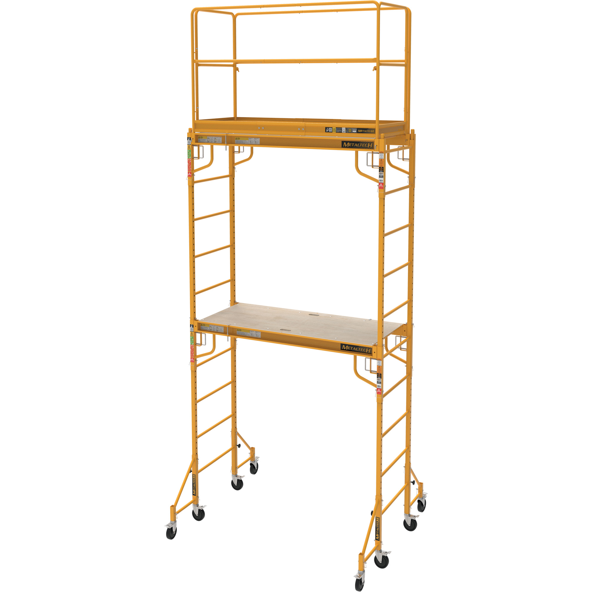 Metaltech ICISGRJP Trousse de gardecorps pour échafaud Jobsite Series