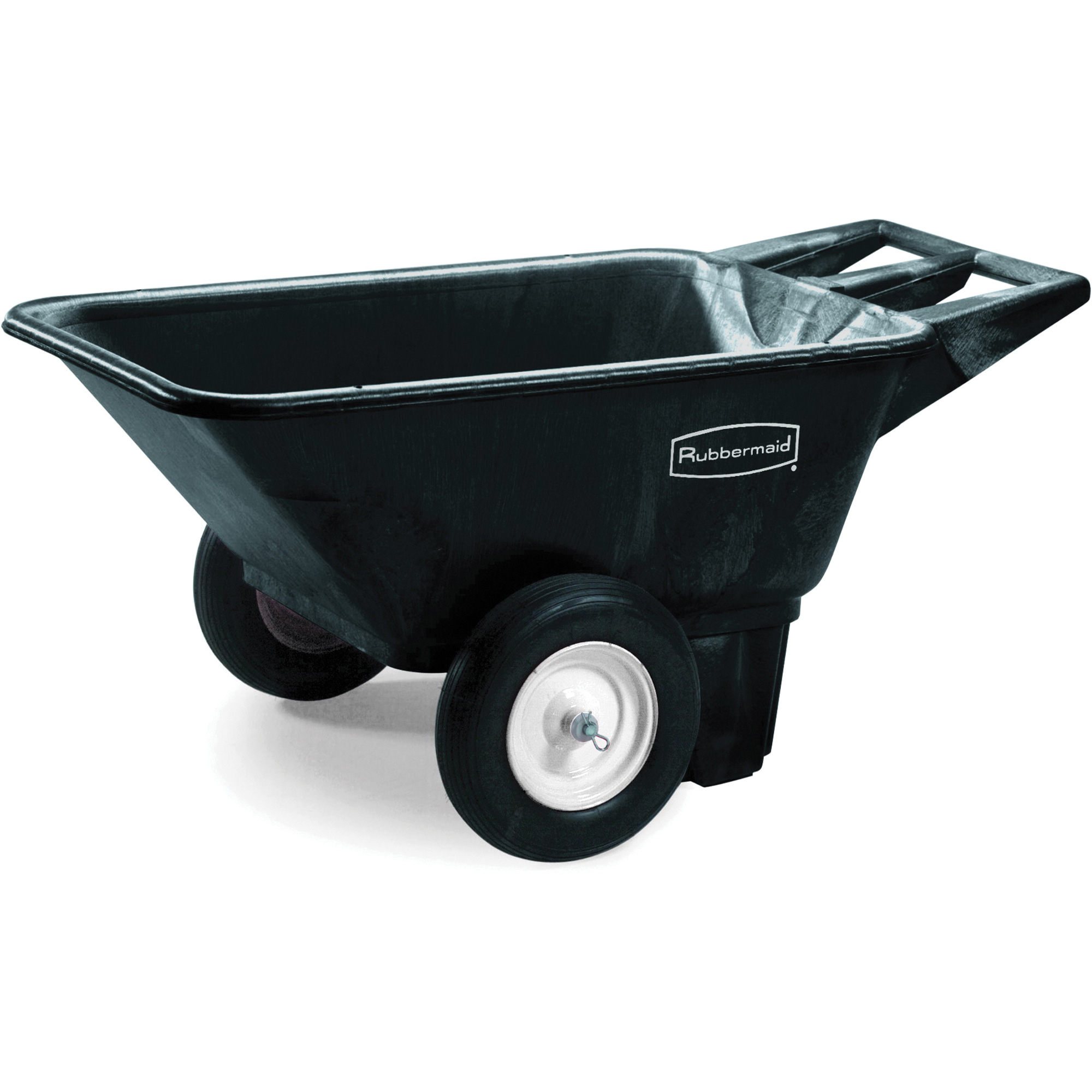 RUBBERMAID Low Wheel Wheelbarrow Cart NJ226 (FG564000BLA) Shop