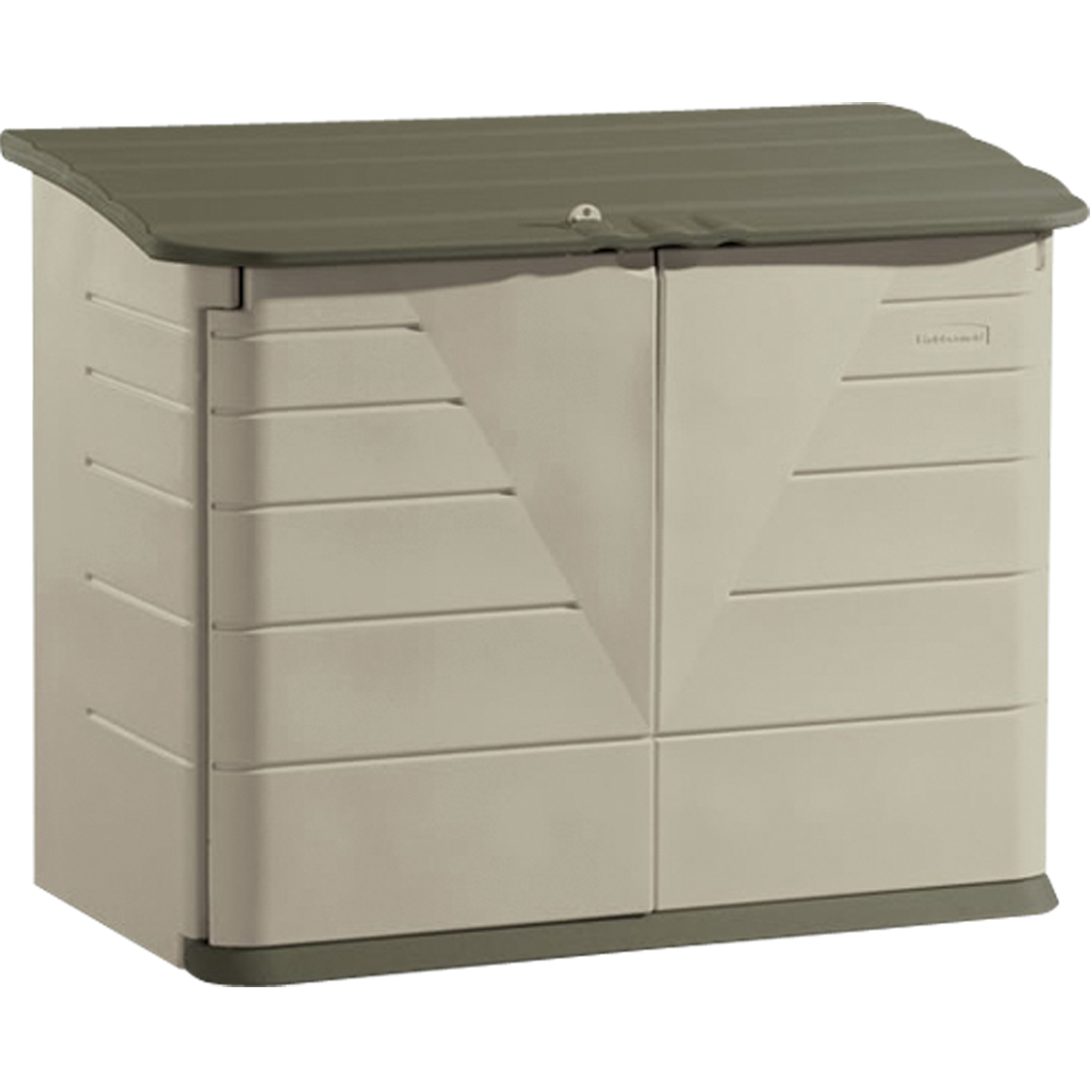 RUBBERMAID HOME Grand abri de rangement horizontal NJ237 (FG374701OLVSS