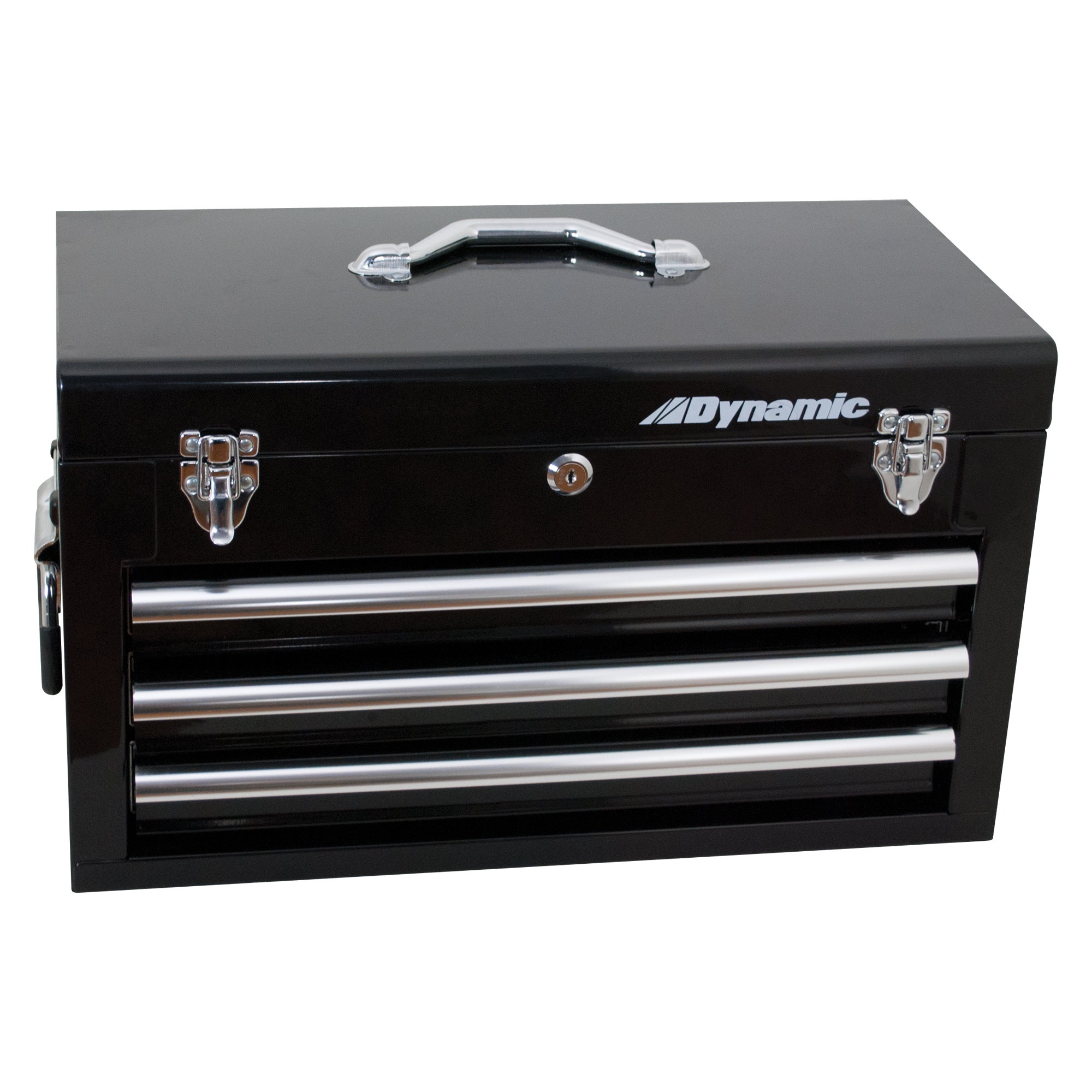 DYNAMIC Hand Tool Box with Drawers, 10" D x 20" W x 12" H, Black NJH970