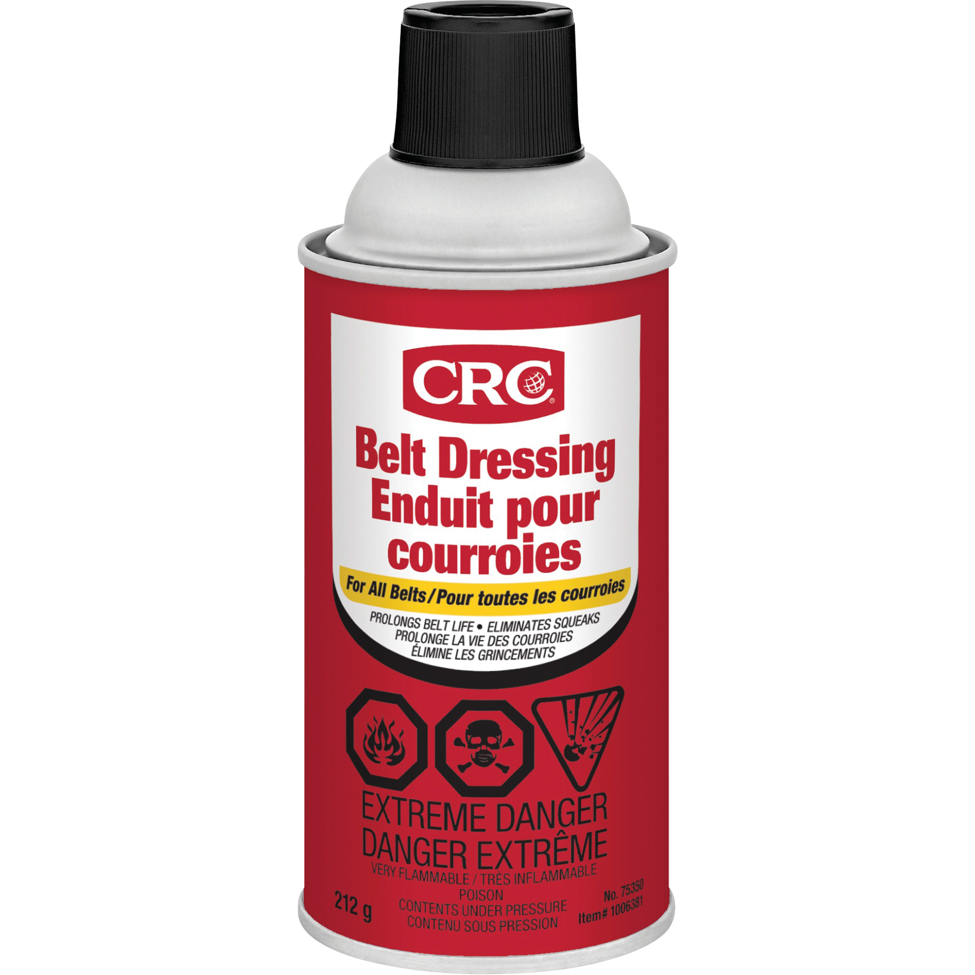 CRC CANADA Belt Dressing NJZ995 ( 75350) Shop Food Grade Lubricant TENAQUIP