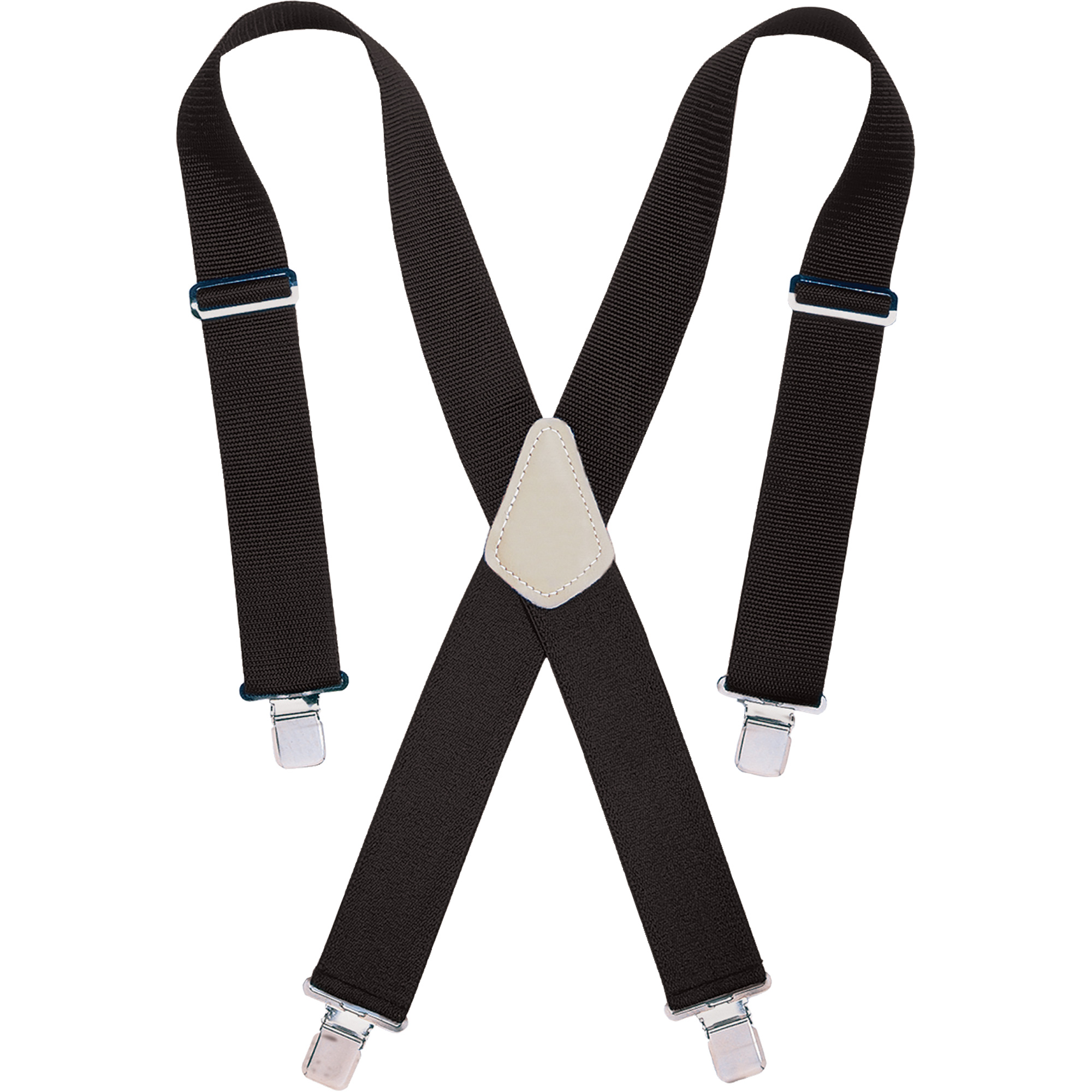 Ausukler Bretelles Homme Extra Résistantes 3,5 Cm - Crochets Pivotants Heavy Duty - Noir