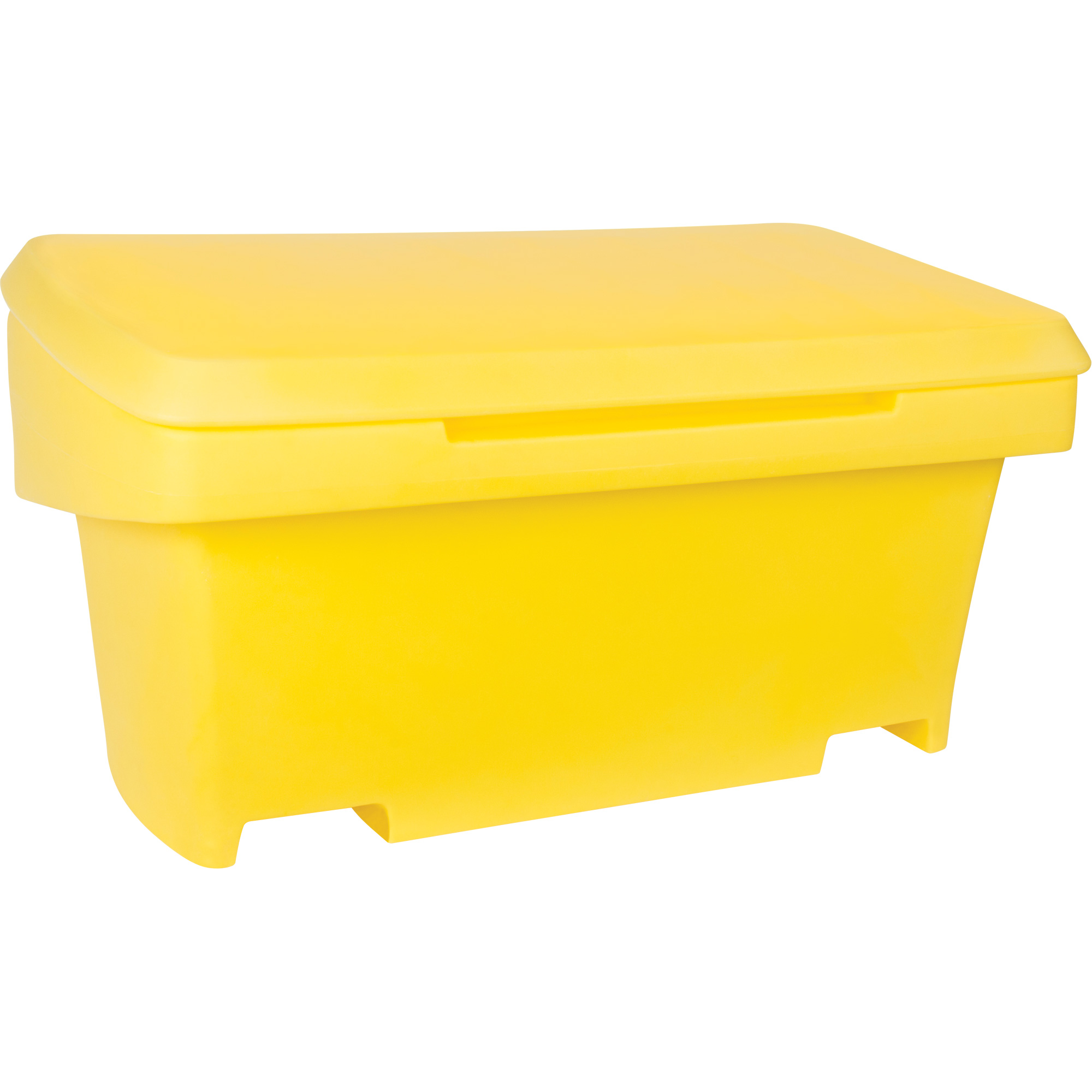 NM947 Heavy-Duty Outdoor Salt and Sand Storage Container, 24 x 48 x 24,  10 cu. Ft., Yellow