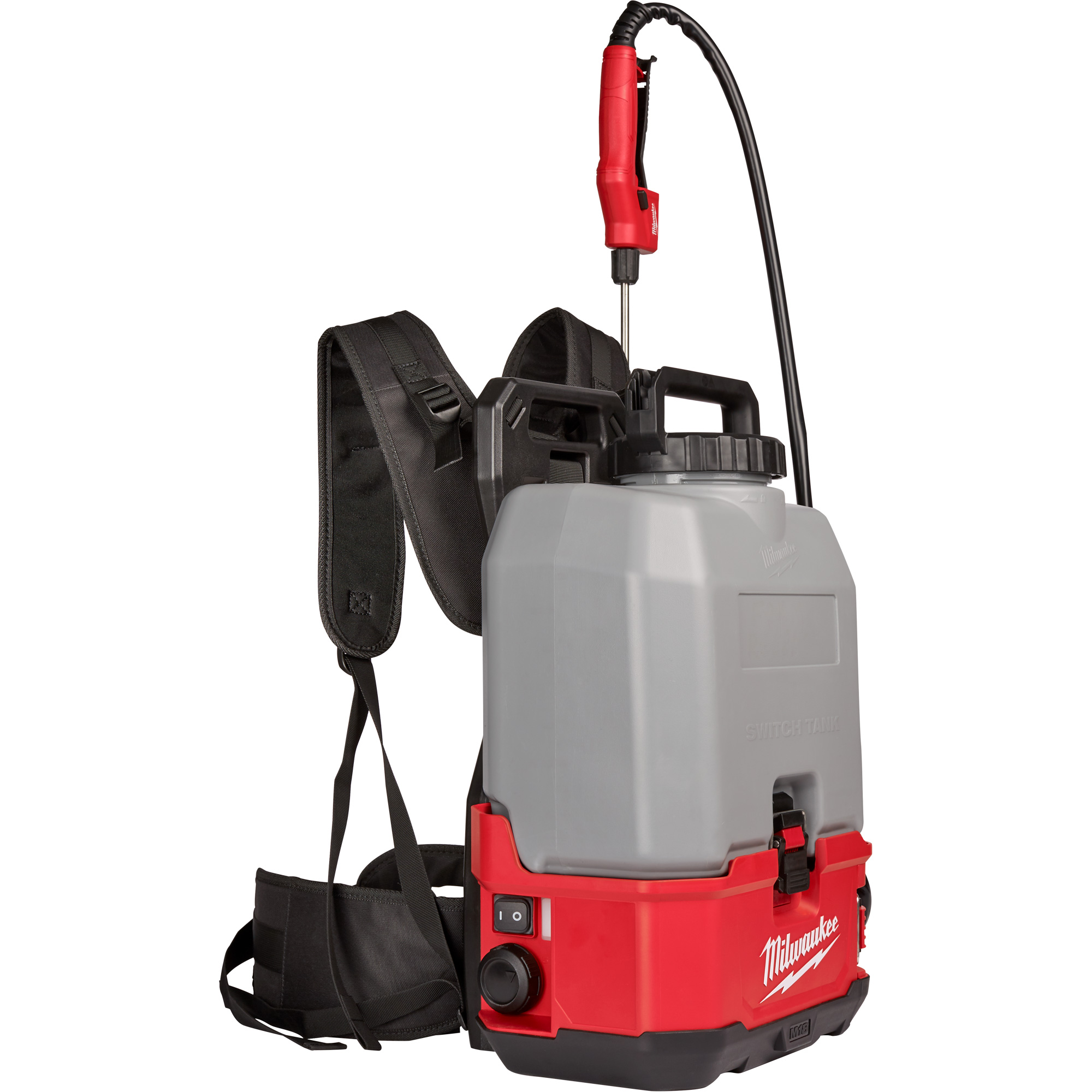 Milwaukee 2820 21CS M18 Switch Tank Backpack Concrete Sprayer Kit 4 gal. 15 L Plastic