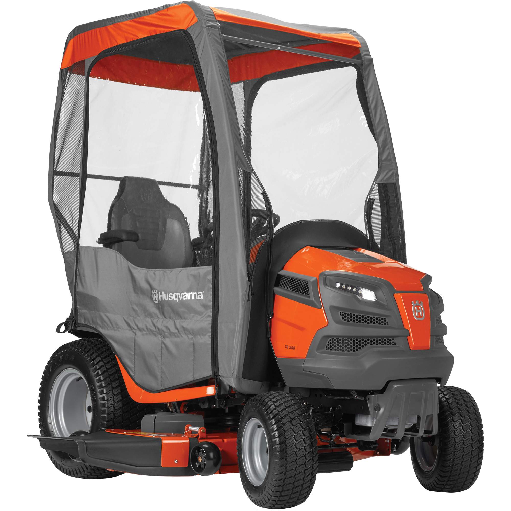 Husqvarna lawn tractor snow cab deals
