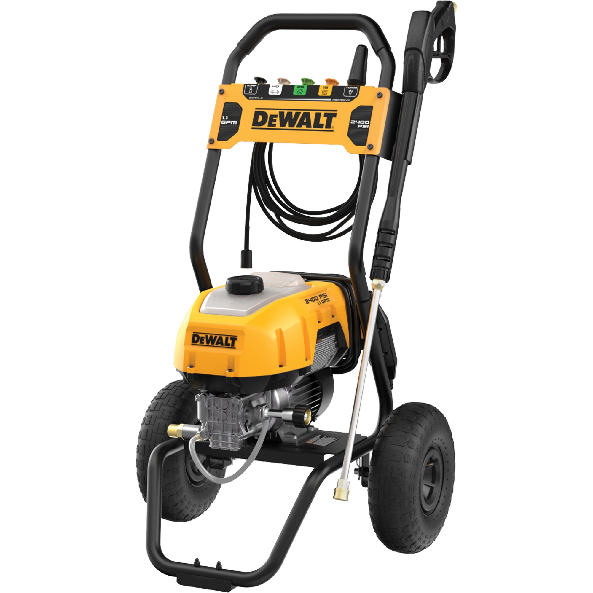 DeWALT DWPW2400 2400 PSI 1.1 GPM Cold Water Electric Pressure Washer w –  MaxTool