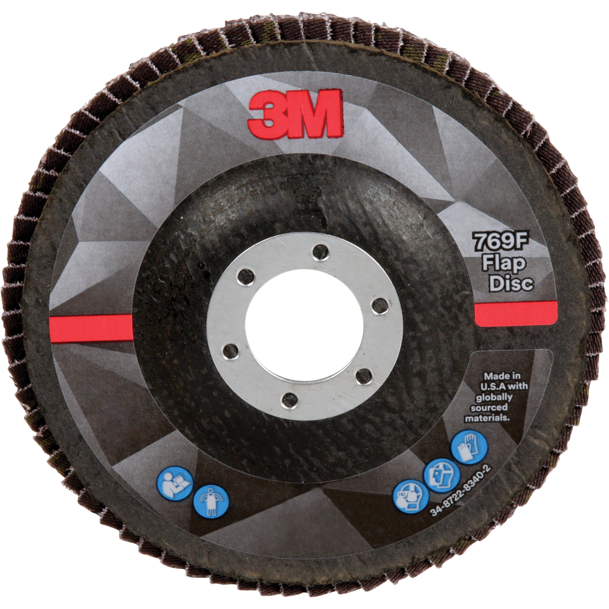 3M 769F Quick Change Flap Disc, 5" x 7/8", Type 27, 40+ Grit, Ceramic NV658 (AB05915) Shop