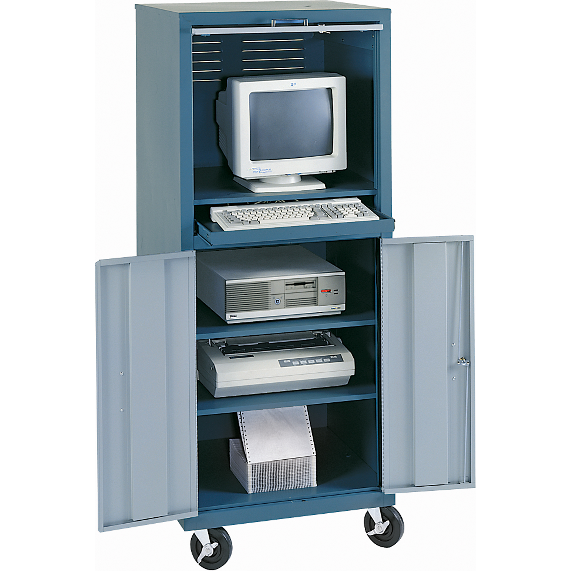 Edsal Mobile Computer Cabinets Oc532 Csc6726 Shop