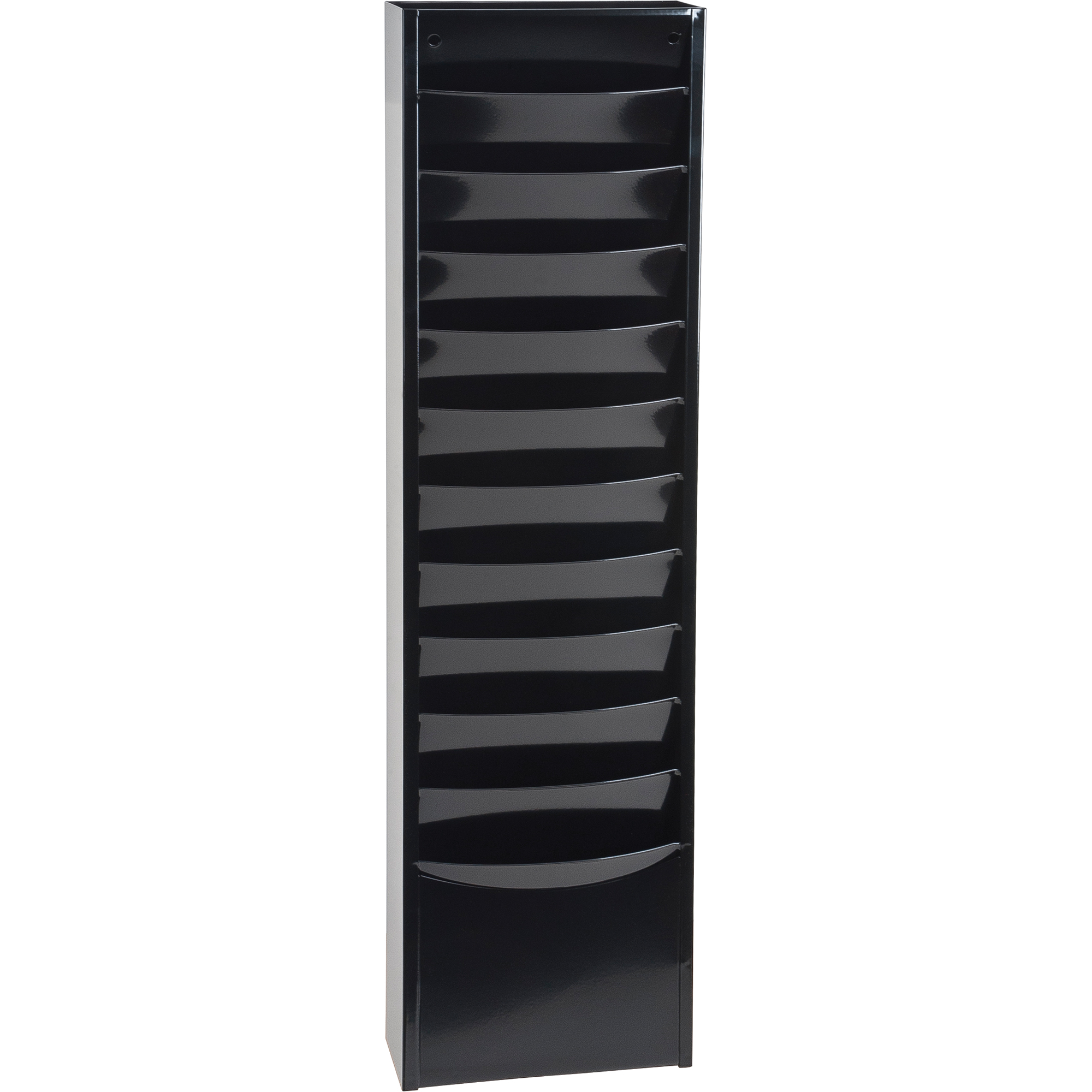 DURHAM 406-75 Literature Rack, 10 Pockets, 13-1/8 x 1-3/4