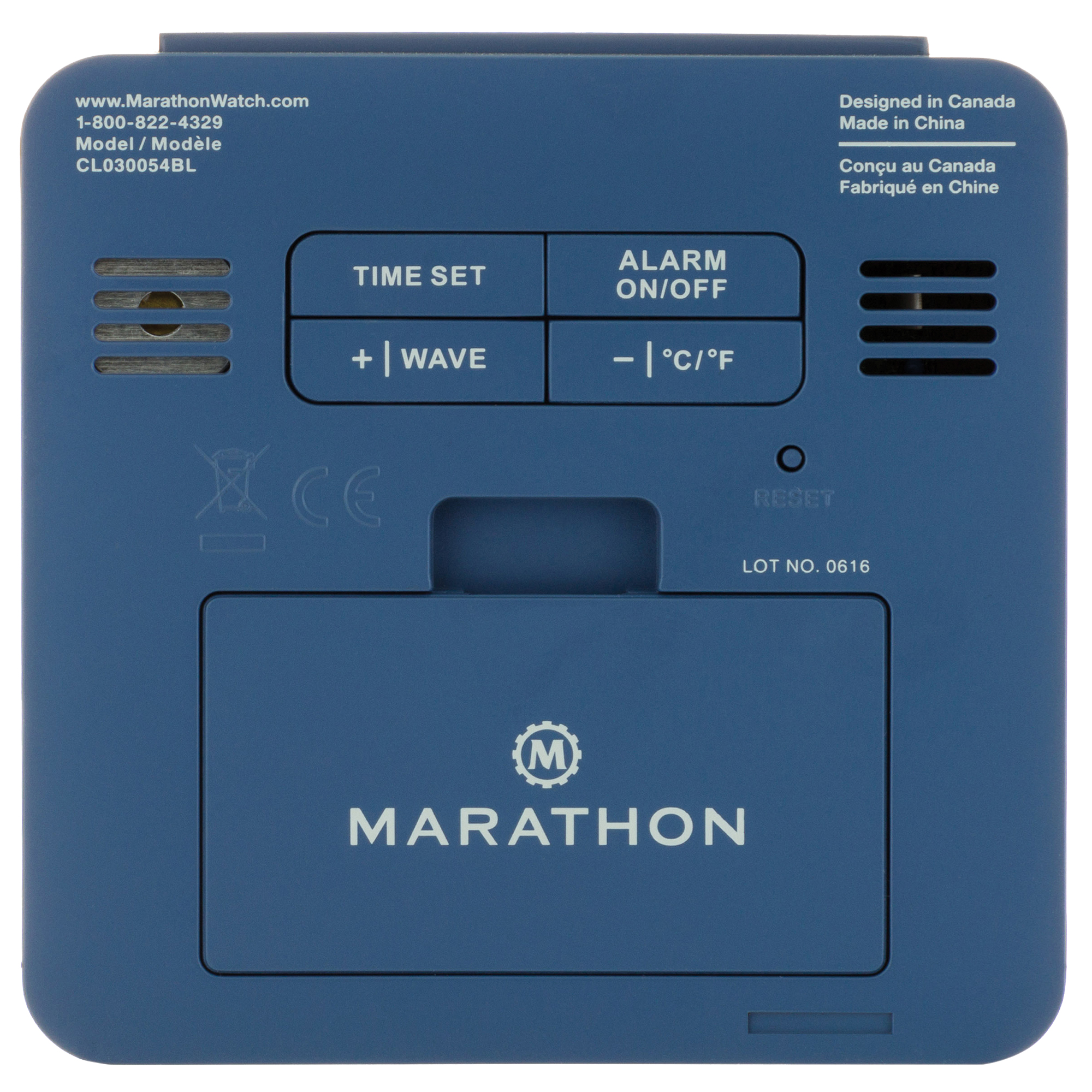 MARATHON Atomic Desk Clock OP589 ( CL030054BL) Shop Clocks TENAQUIP