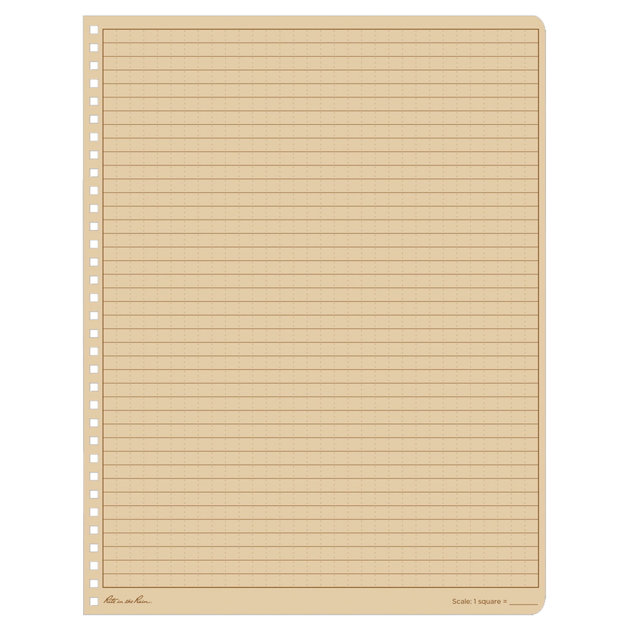 Carnet De Croquis Rite In The Rain – Couverture Rigide, Pages Vierges, Résistant à L'eau Et Aux Intempéries, 15,9 X 21,6 Cm
