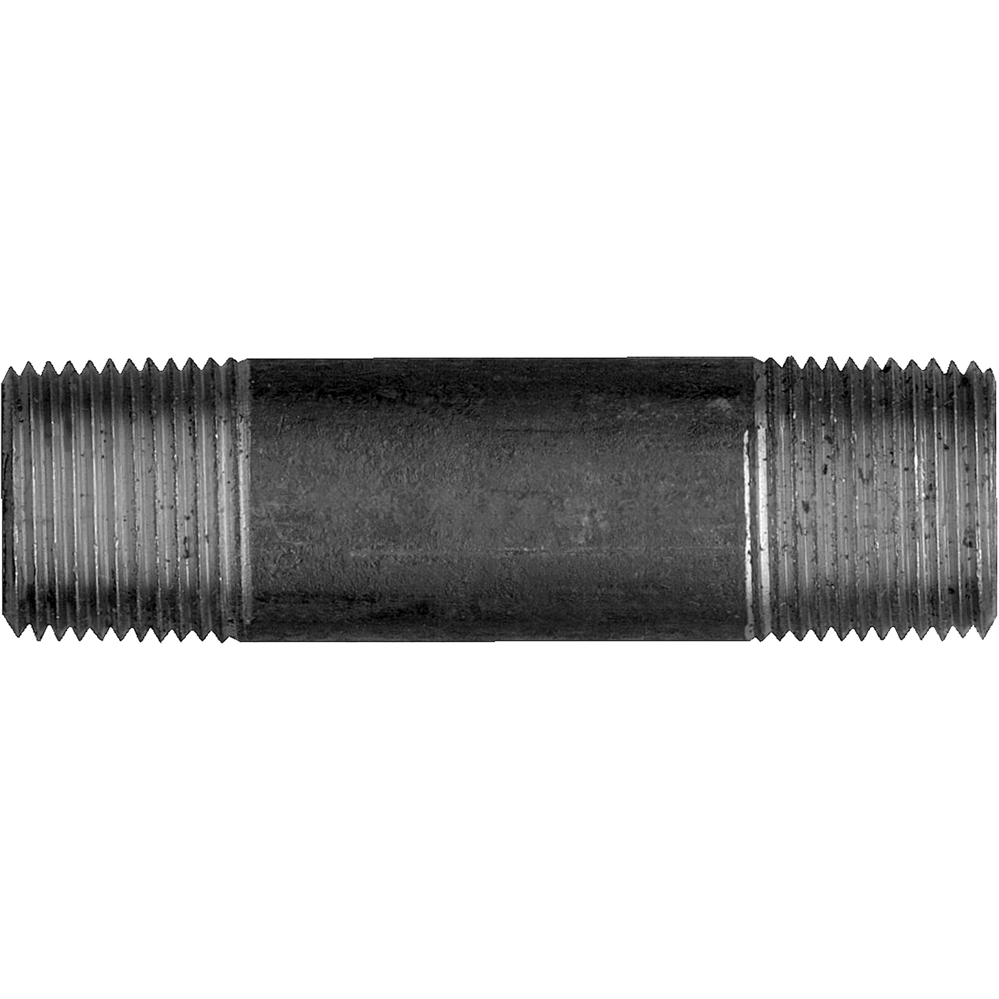 Fairview Fittings BI113C11/2 Long Pipe Nipple, Black Iron, 3/8", NPT