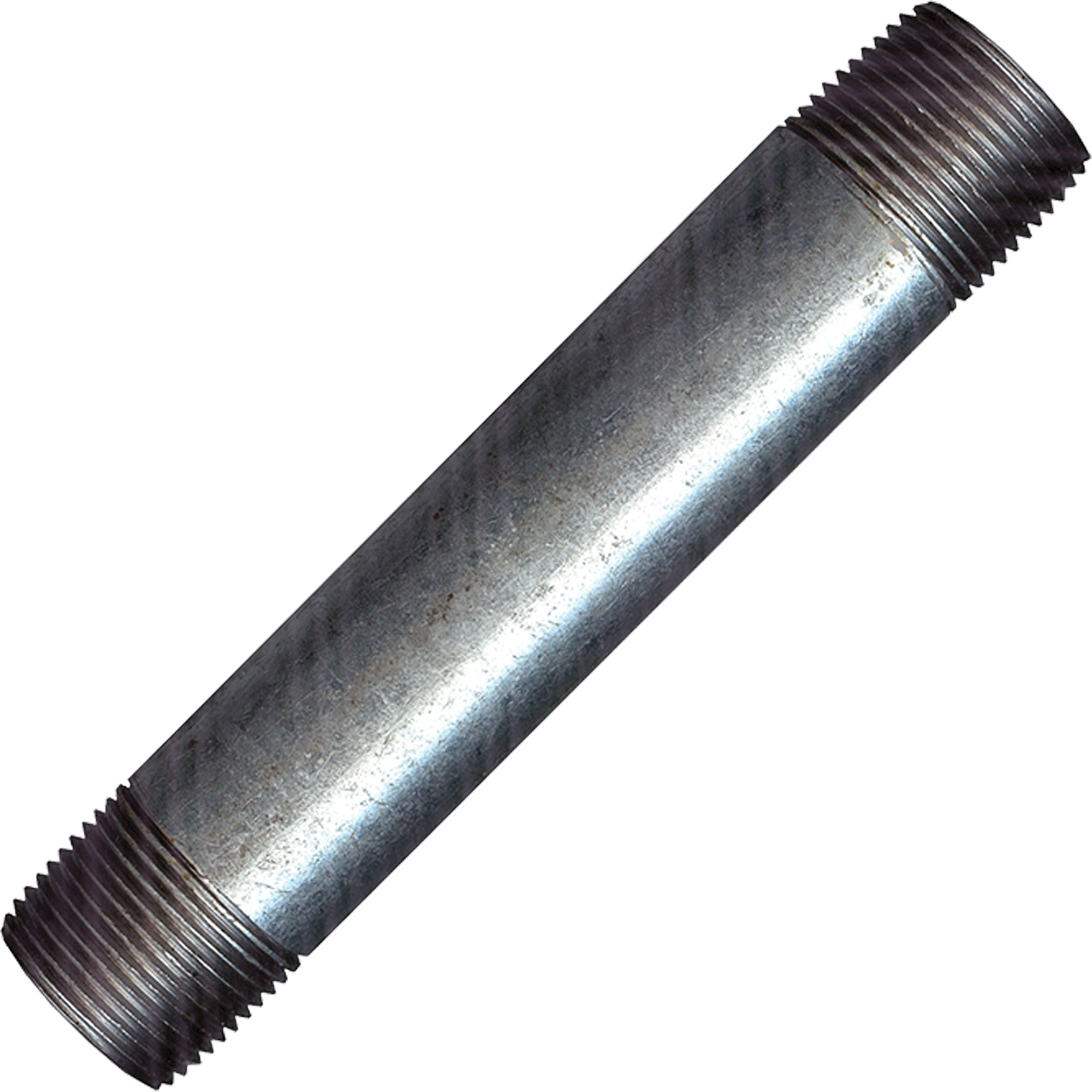 FAIRVIEW FITTINGS Long Pipe Nipple, Galvanized, 1/2", NPT x NPT PUM287