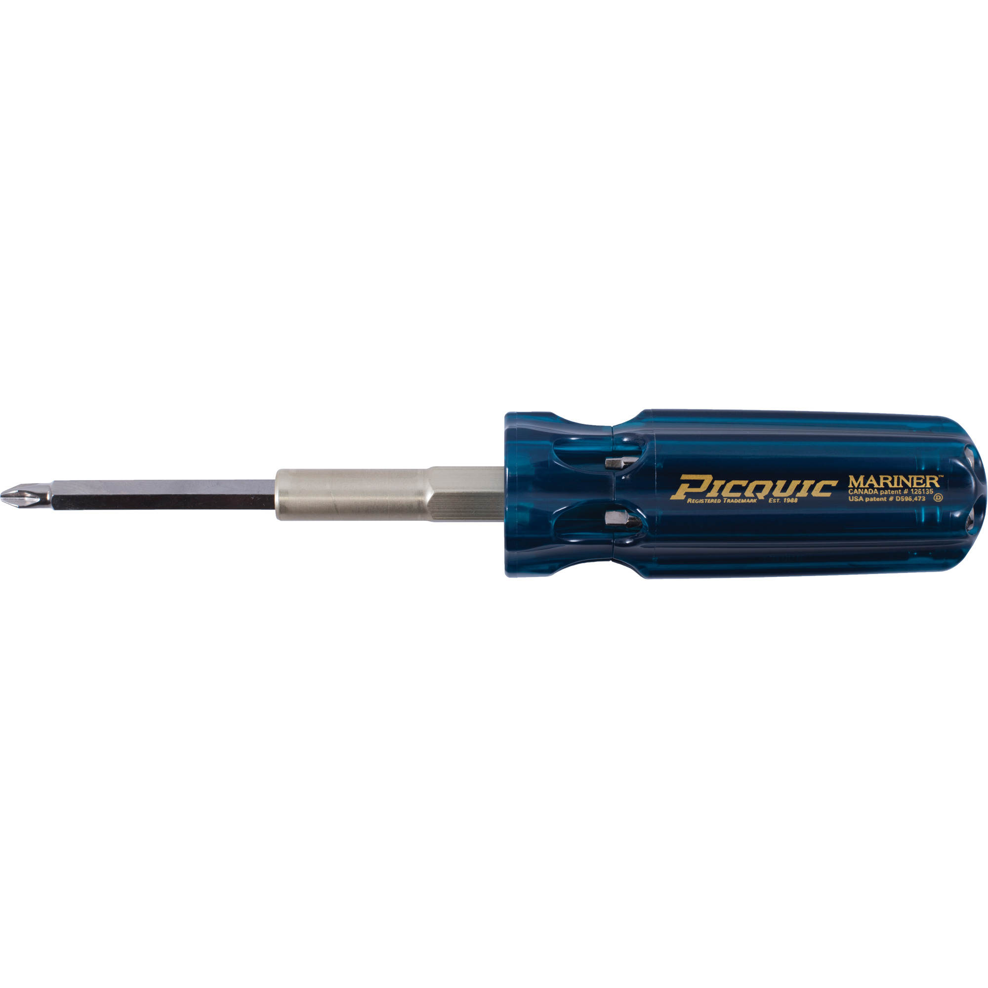 Picquic 88002B The Mariner Multibit Screwdriver, 6