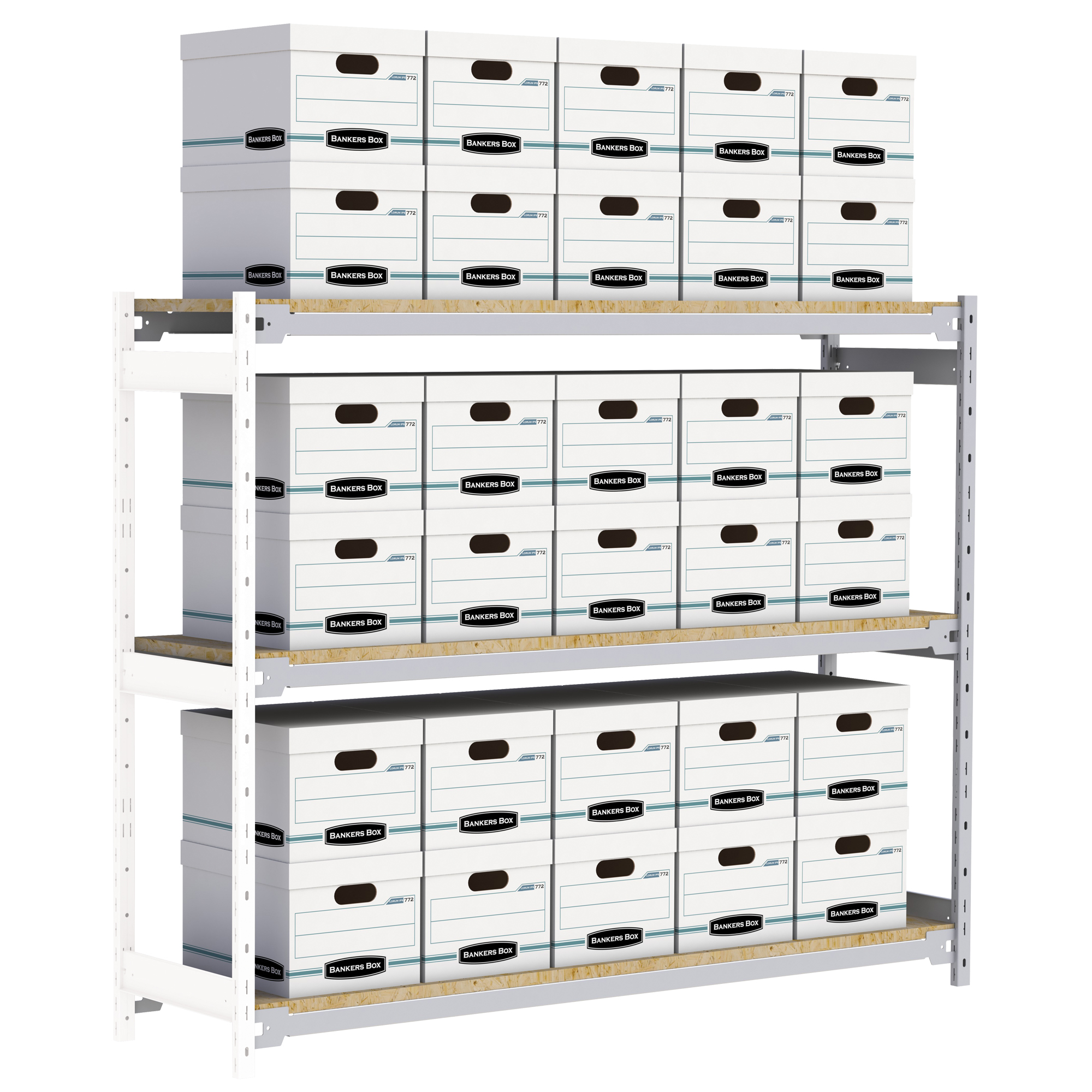 METALWARE Wide Span Record Storage Shelving RN144 Shop Record