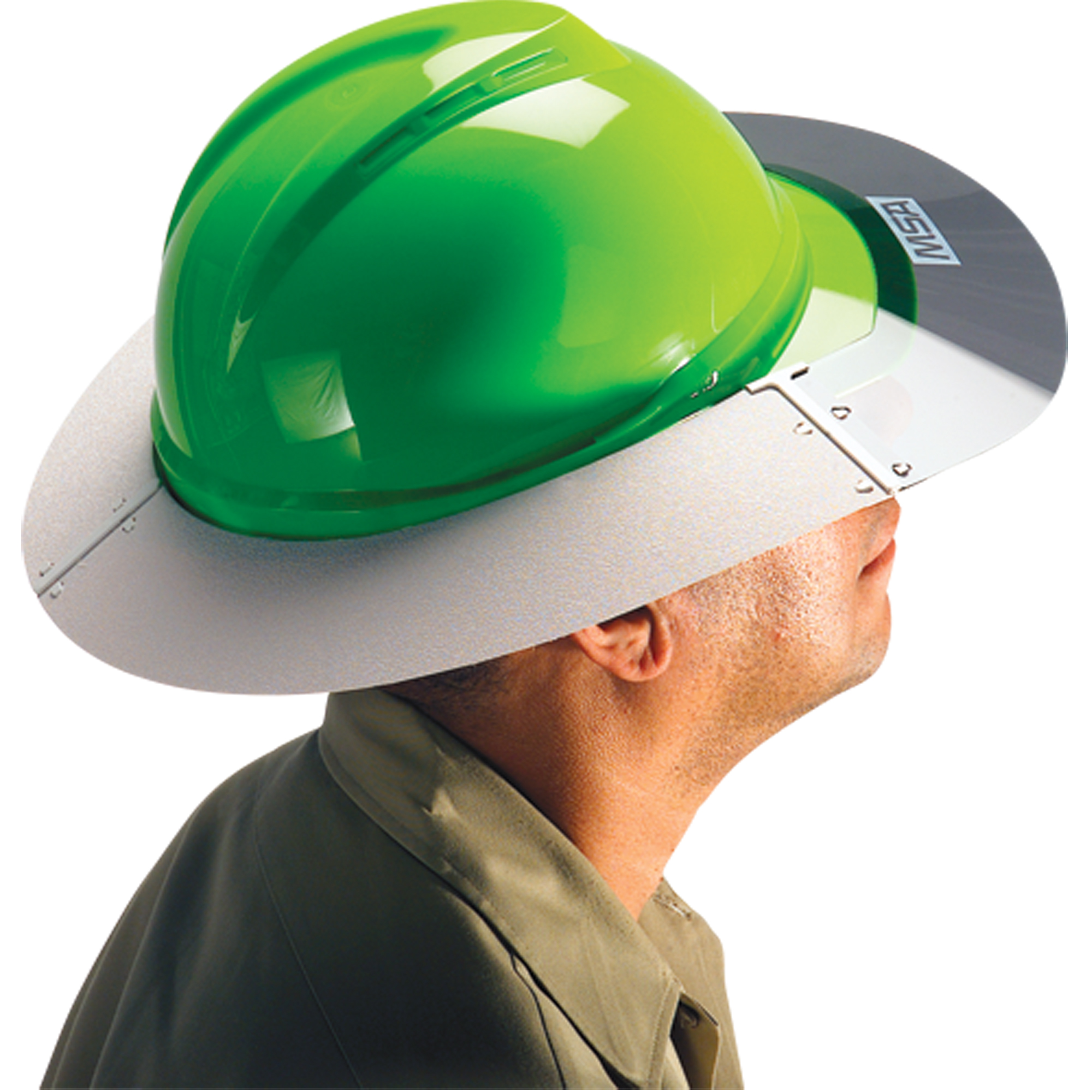 msa sunshade hard hat accessory