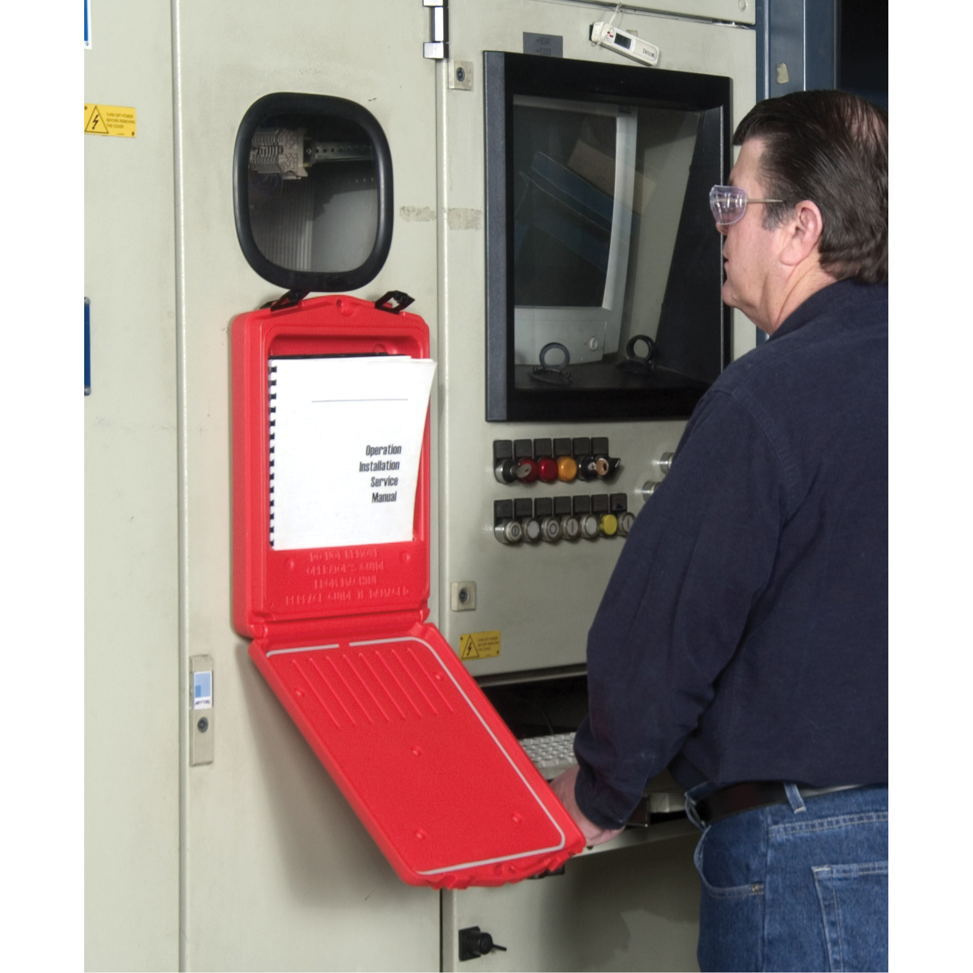 JUSTRITE Document Storage Boxes, 11 x 2 1/8 x 14 1/2 SAN582 (23304