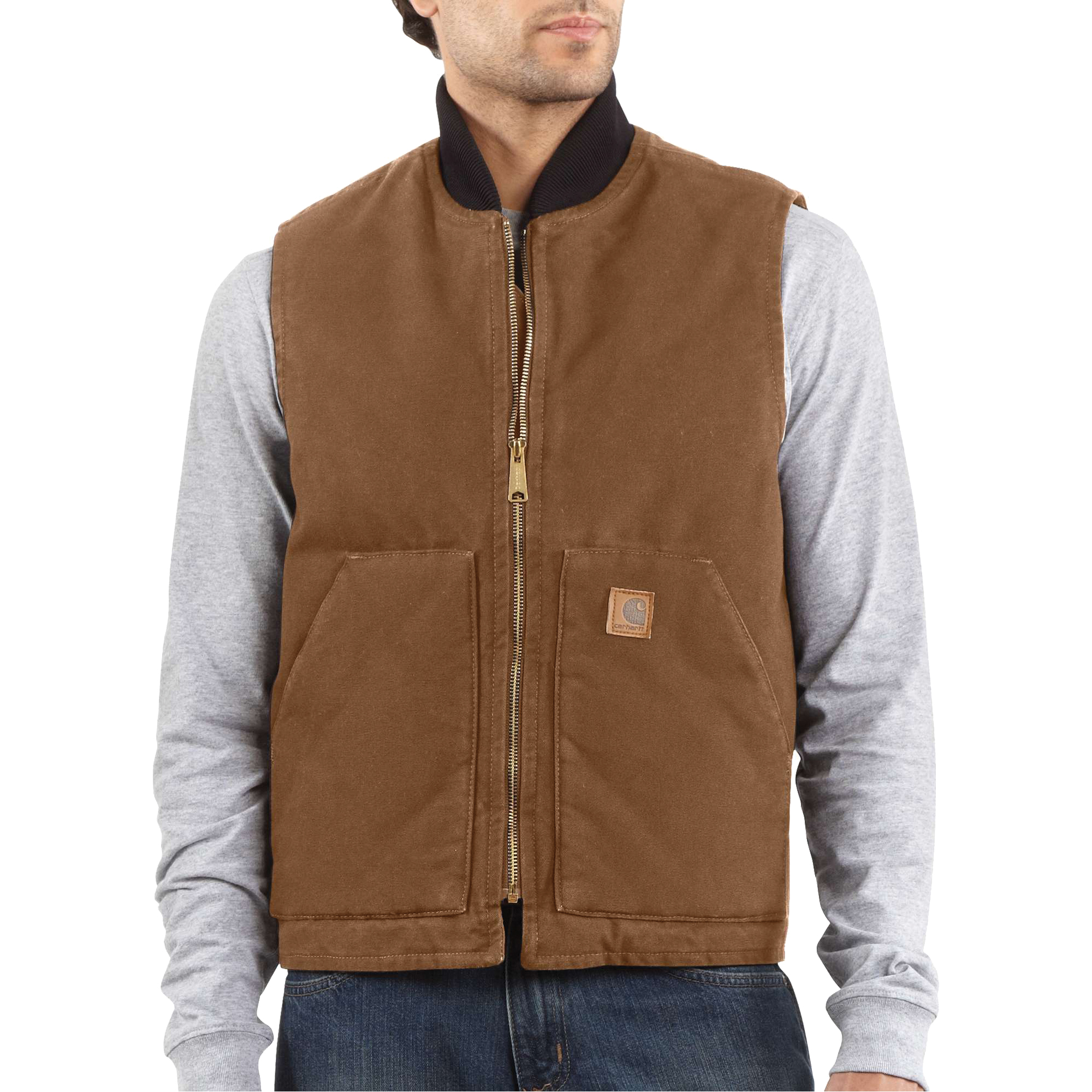 CARHARTT Sandstone Vest ArcticQuilt Lined SAR970 (V02211M) Shop