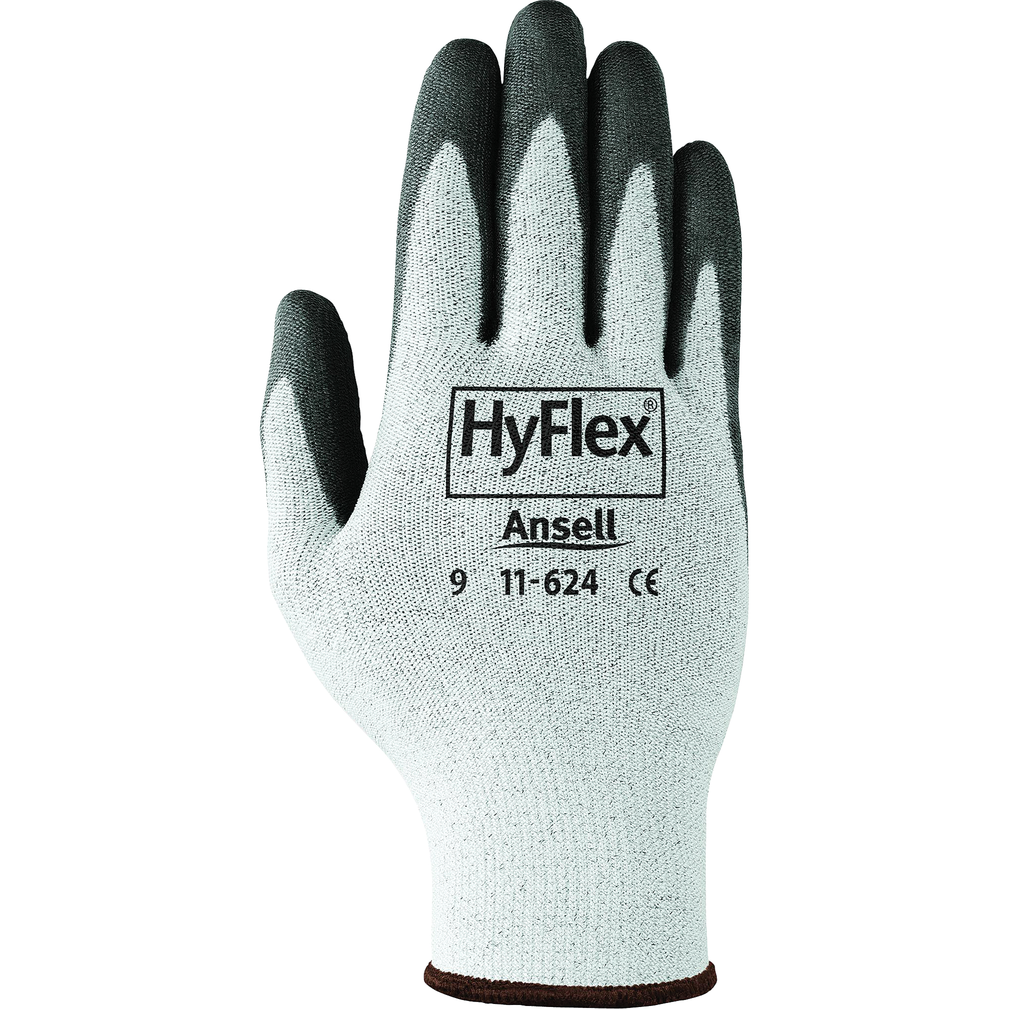 ANSELL HyFlex® 11624 Gloves, Size Large/9, 13 Gauge, Polyurethane