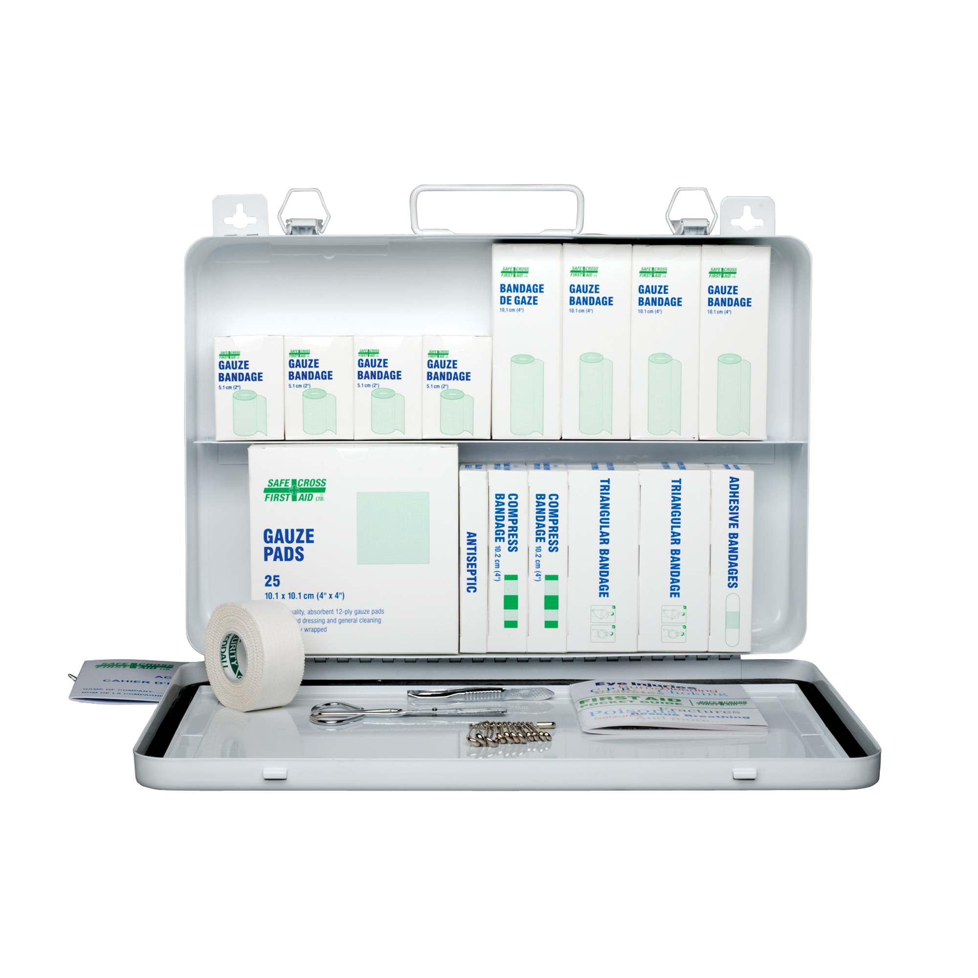 SAFECROSS First Aid Kits, Quebec, Plastic Box, Unitized SAY174 (50500