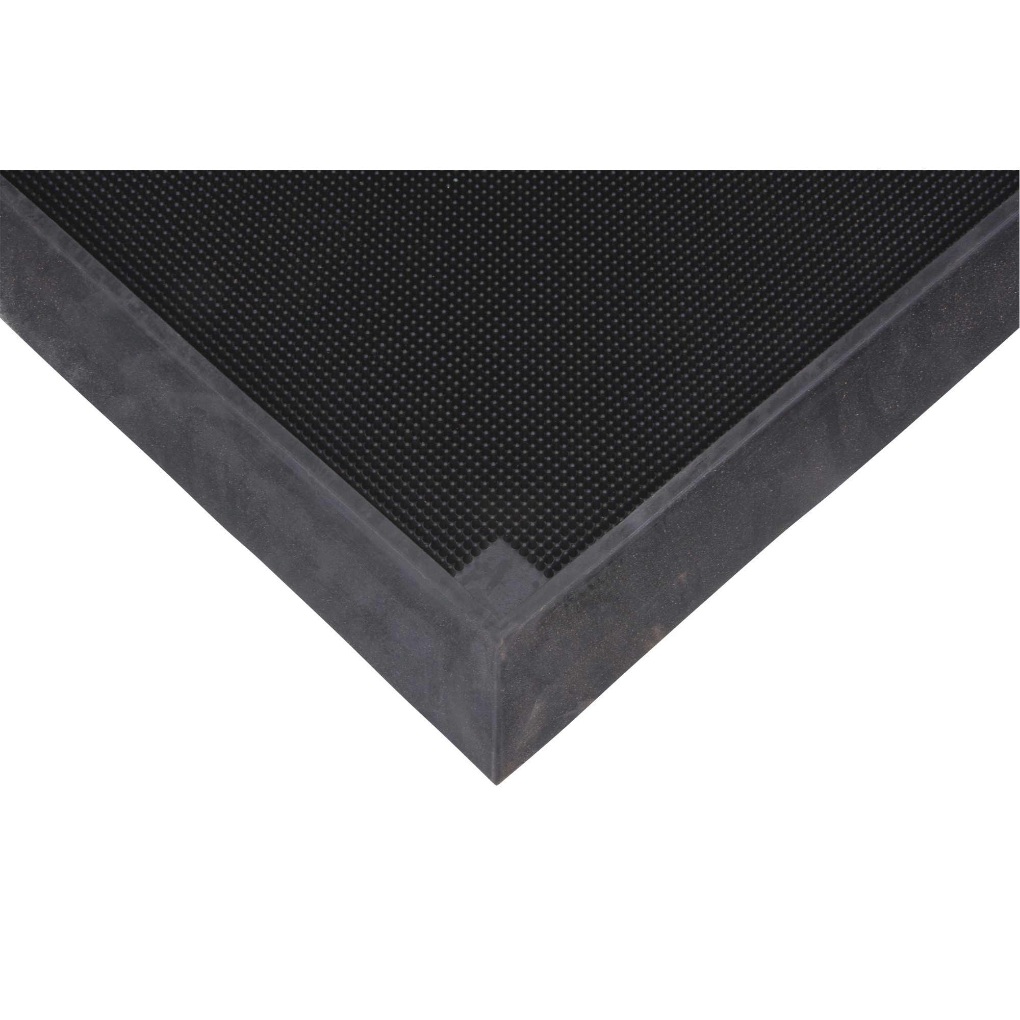 ZENITH SAFETY PRODUCTS Foot Sanitizing Mat, Rubber, 22/3' W x 31/4' L x 21/2" Thick, Black