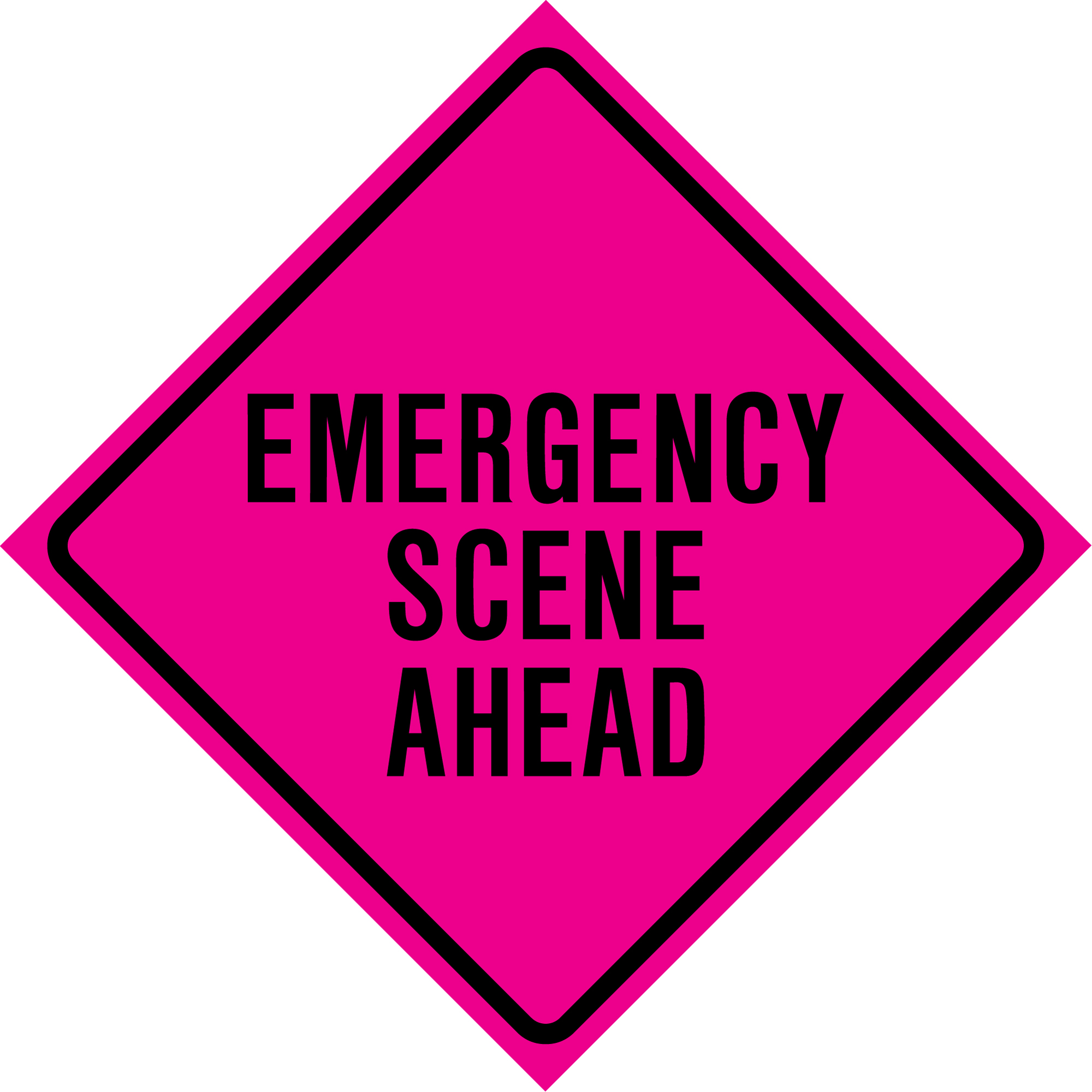 Hidden Dangers: Understanding The Emergency Scene Ahead Sign - 3f659j7