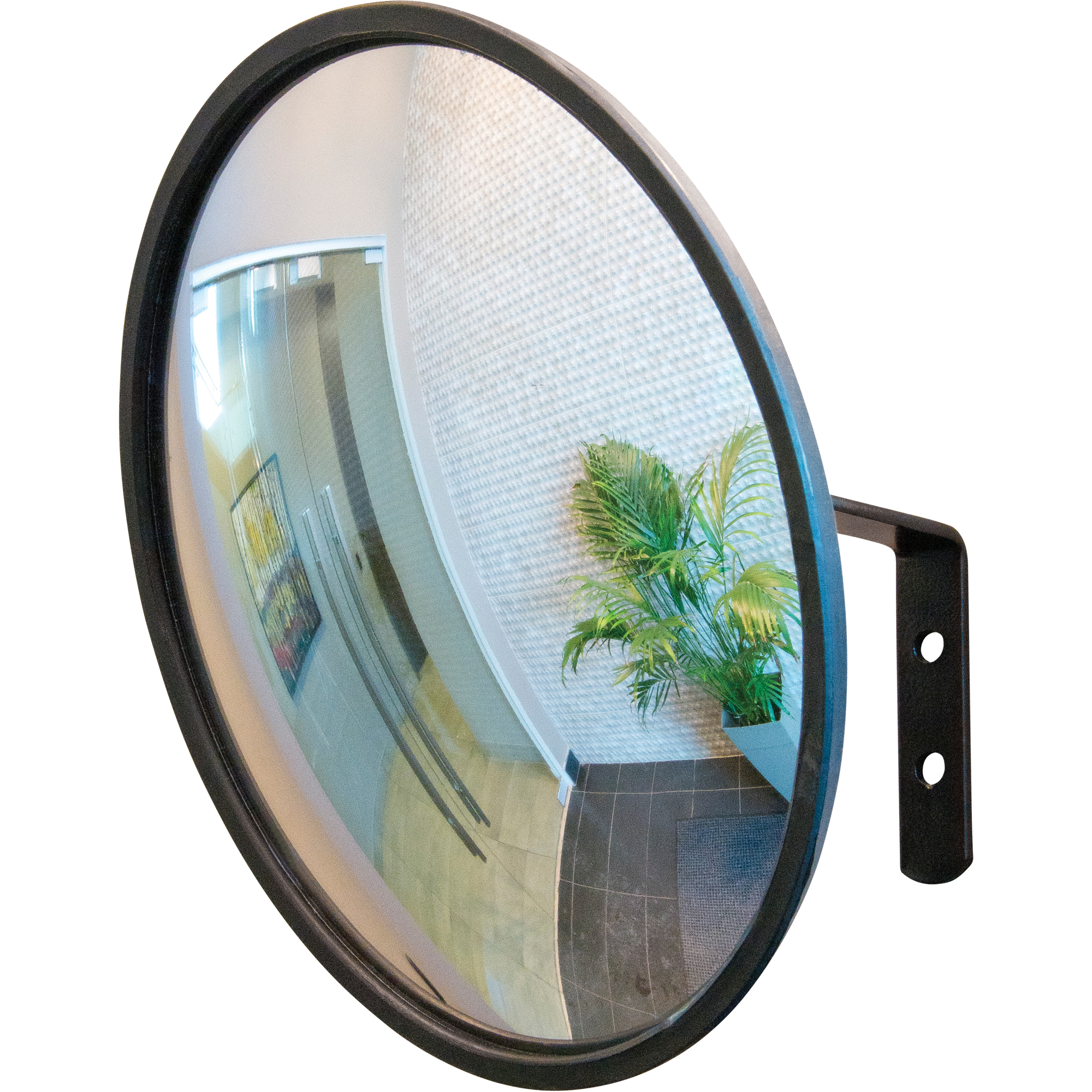 Convex Mirror with Bracket, Indoor/Outdoor, 26