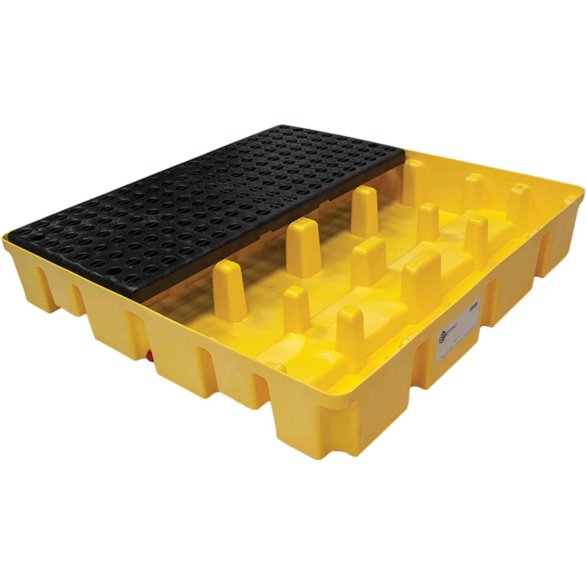 Enpac 5400 ye d palette de d versements poly slim linemc avec drain