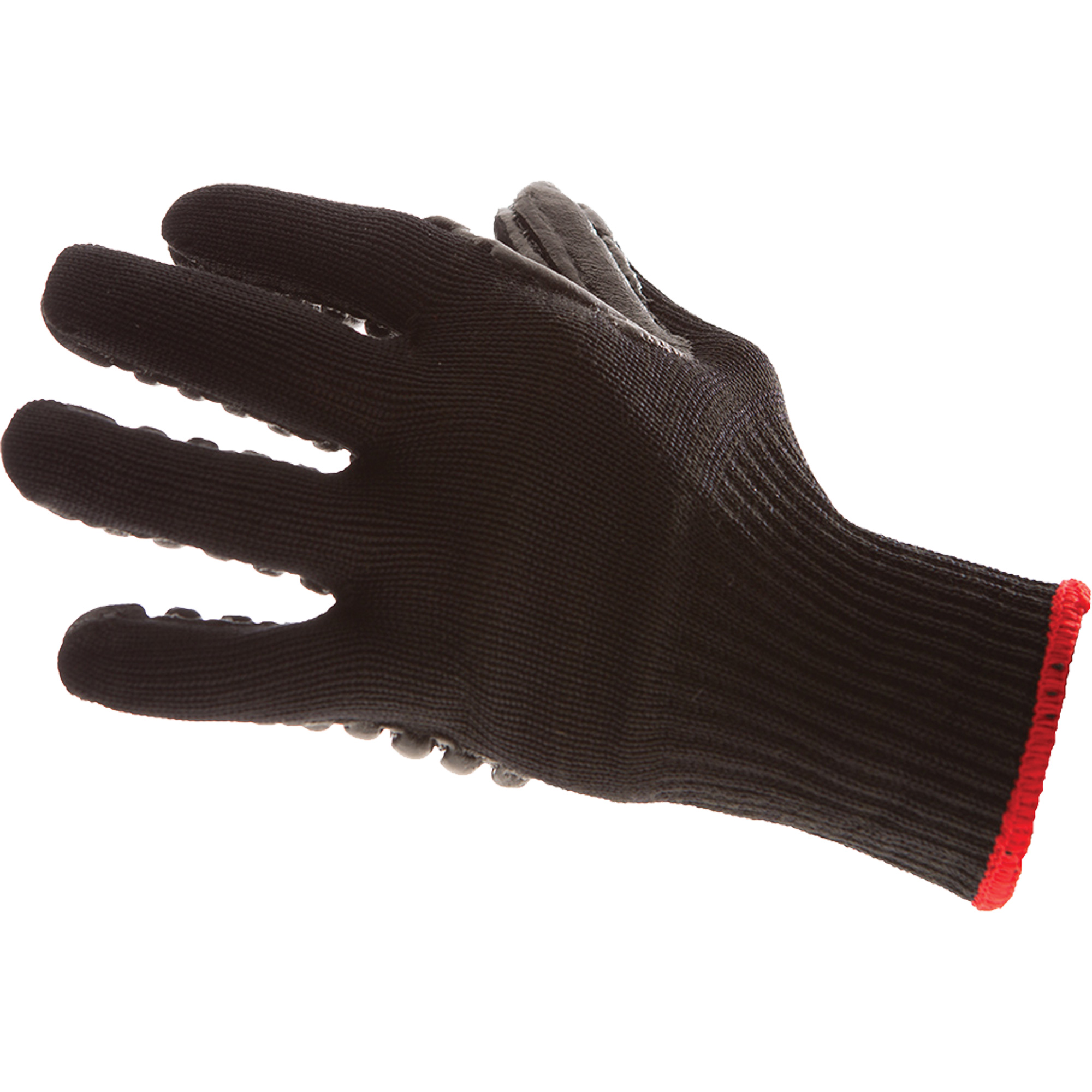 IMPACTO Blackmaxx Vibration Dampening Gloves, Size Large, Synthetic