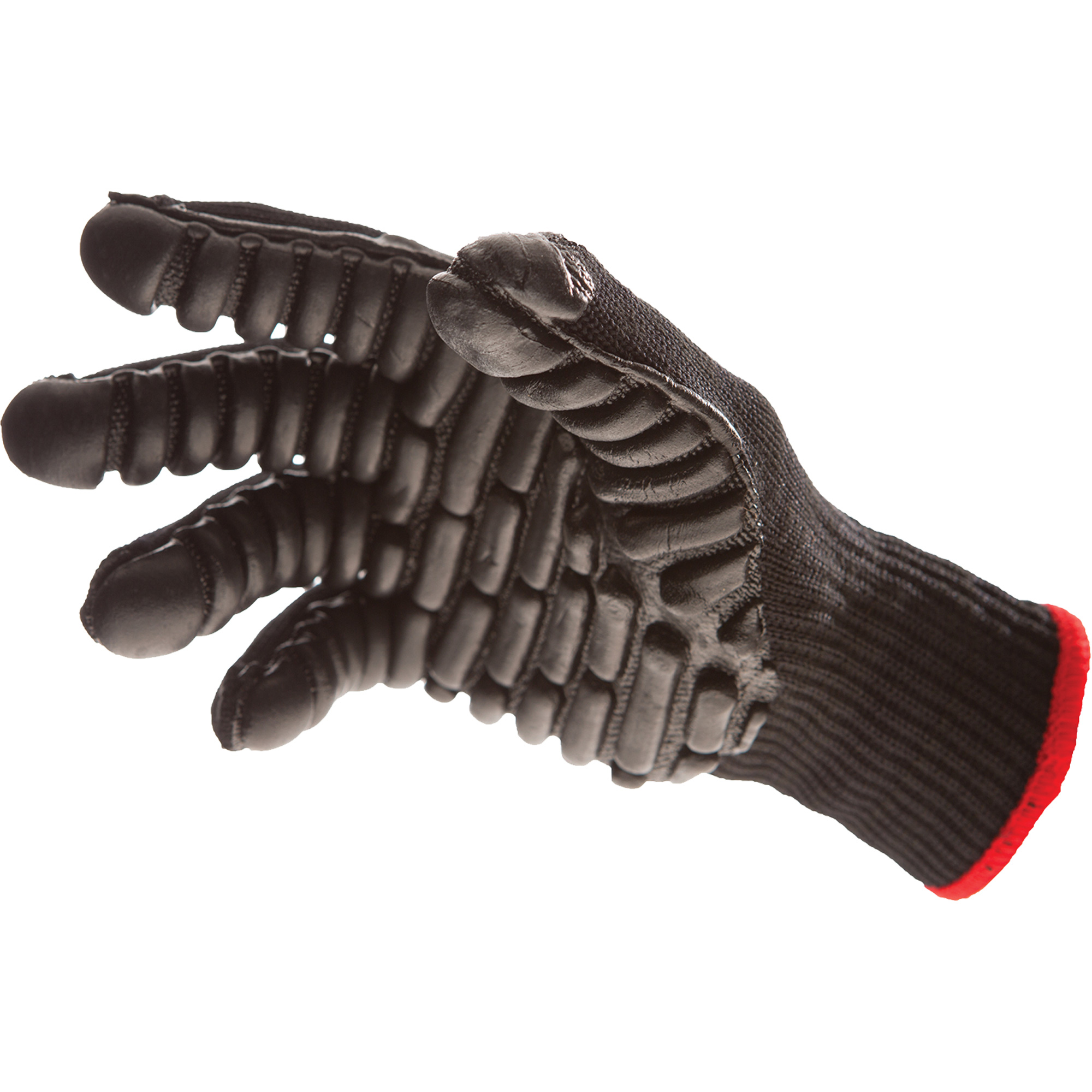 IMPACTO Blackmaxx Vibration Dampening Gloves, Size Medium, Synthetic