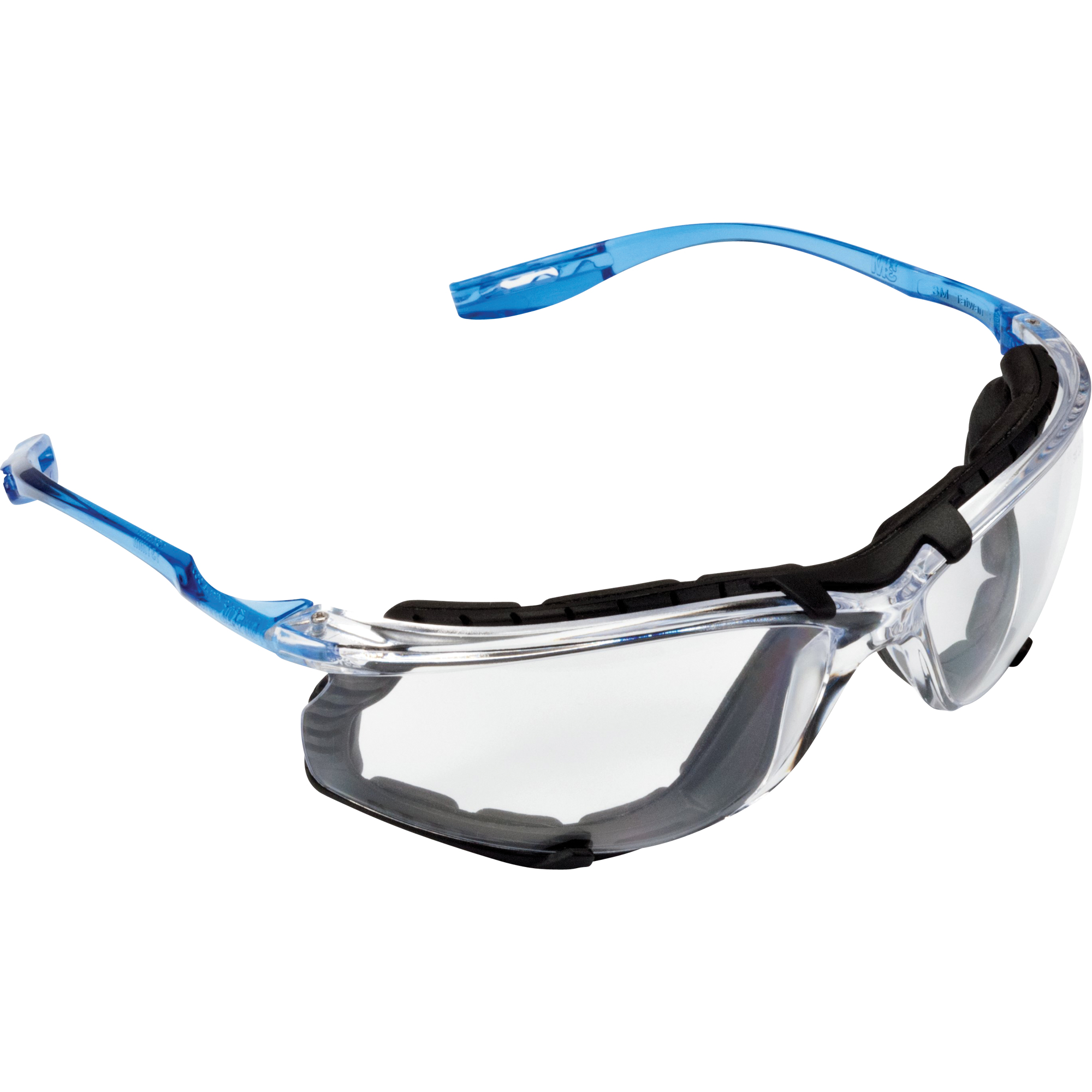 3M Virtua Safety Glasses with Foam Gasket, Clear Lens, AntiFog Coating