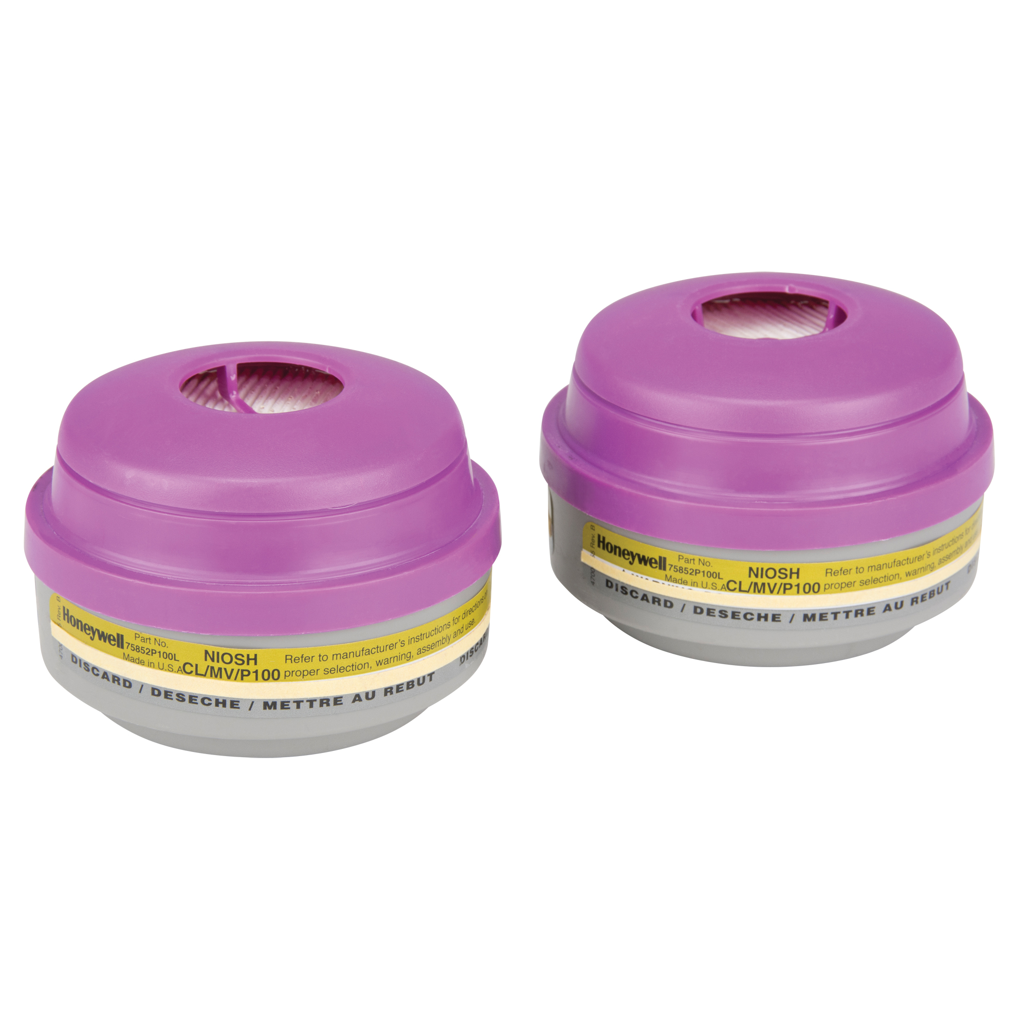 HONEYWELL North® N Series Respirator Cartridges, Gas/Vapour Cartridge