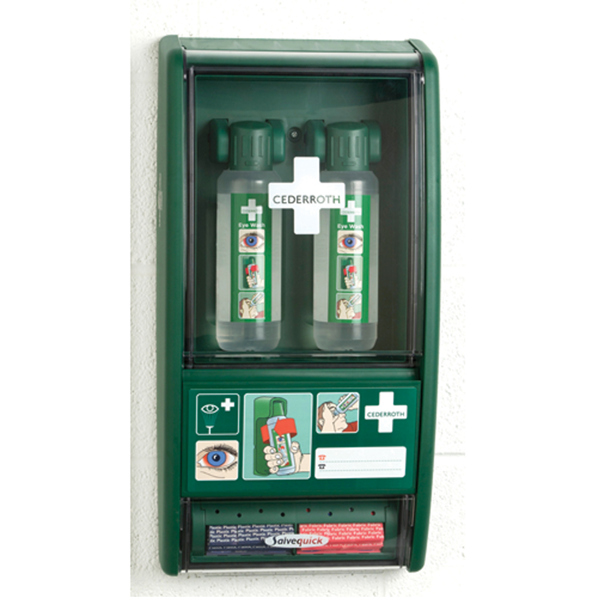 SAFECROSS Cederroth Eye Wash/Salvequick® First Aid Station SEL165