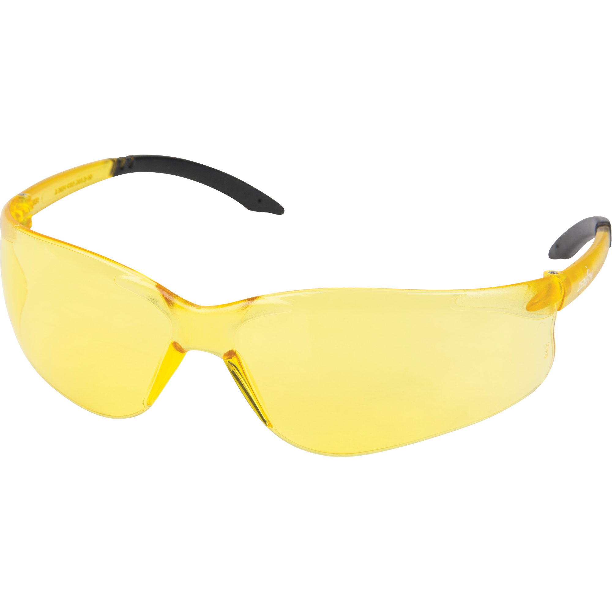 Zenith Safety Products SET317 Z2400 Series Safety Glasses, Amber