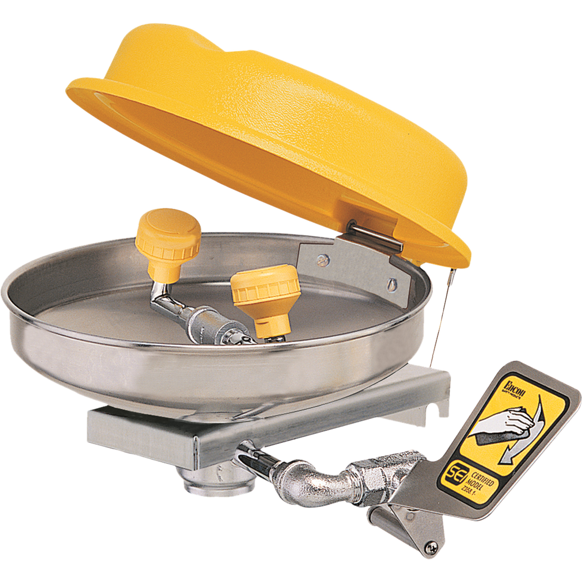 ENCON Eyewash Station, WallMount Installation, Stainless Steel Bowl SGD171 (01045001PBC) Shop