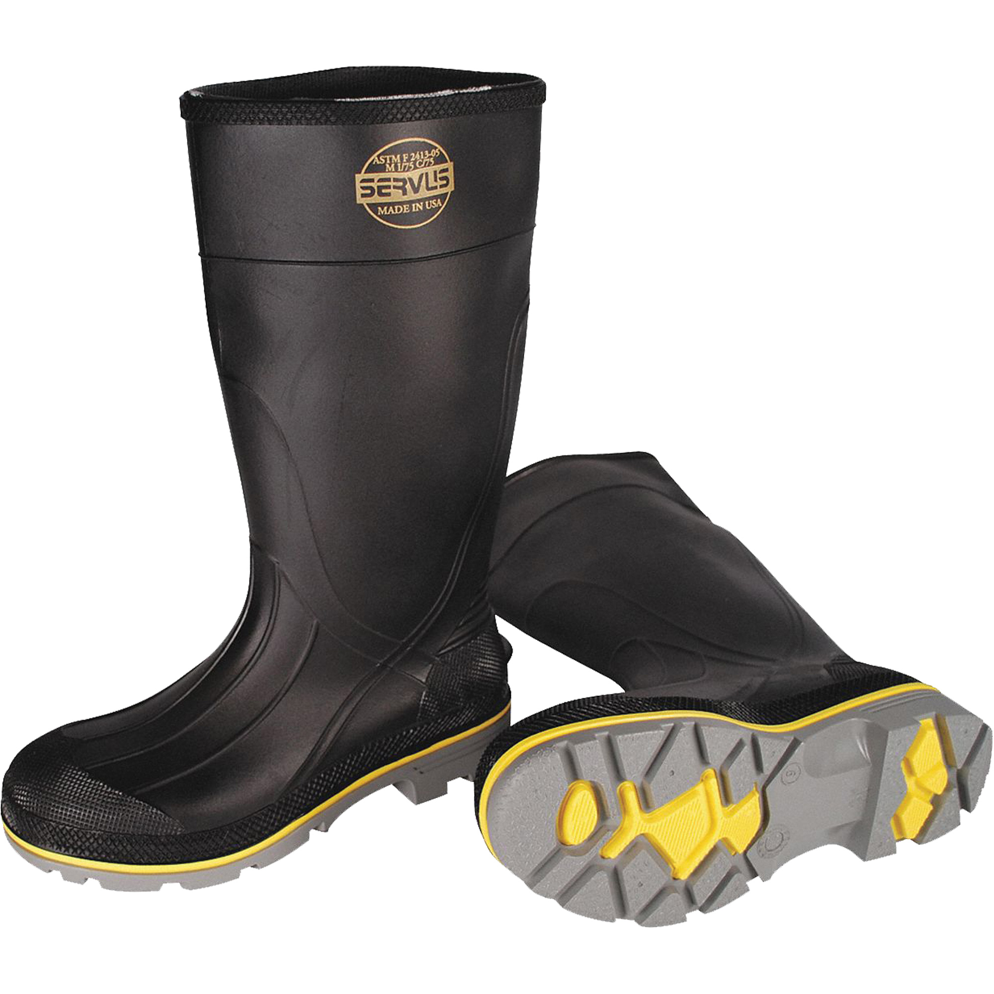 Servus North North XTP Safety Boots PVC Steel Toe Size 13 Pair 75109C 13
